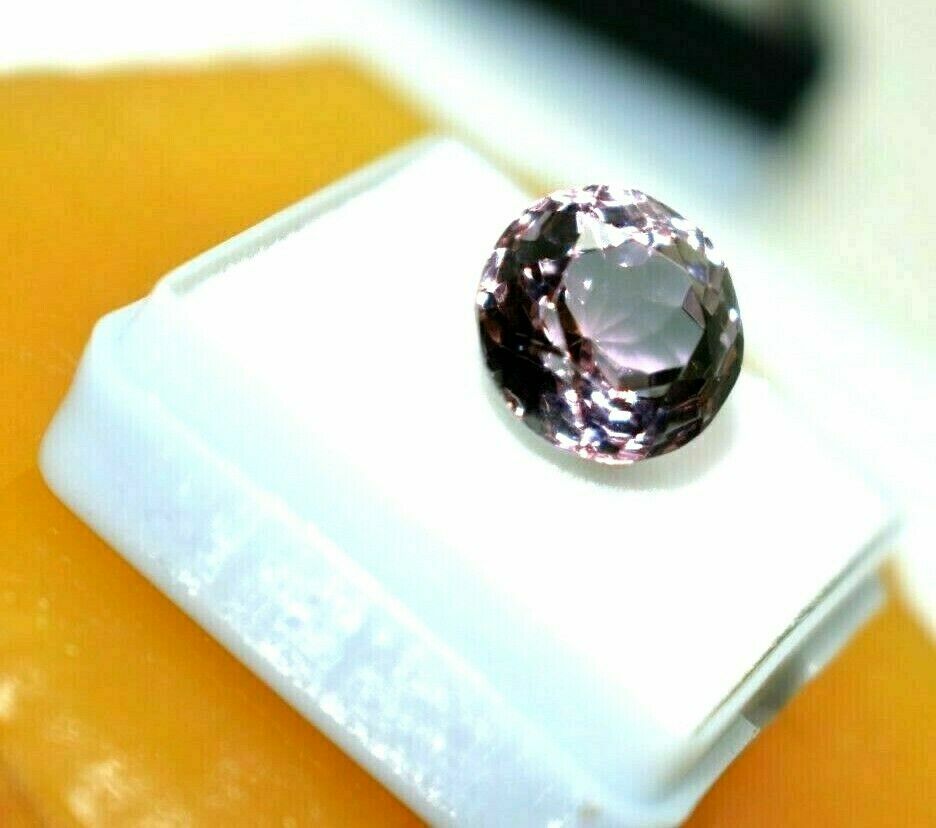 Brazilian Certified 7.10 Ct Natural Alexandrite Round Cut Loose Gemstone