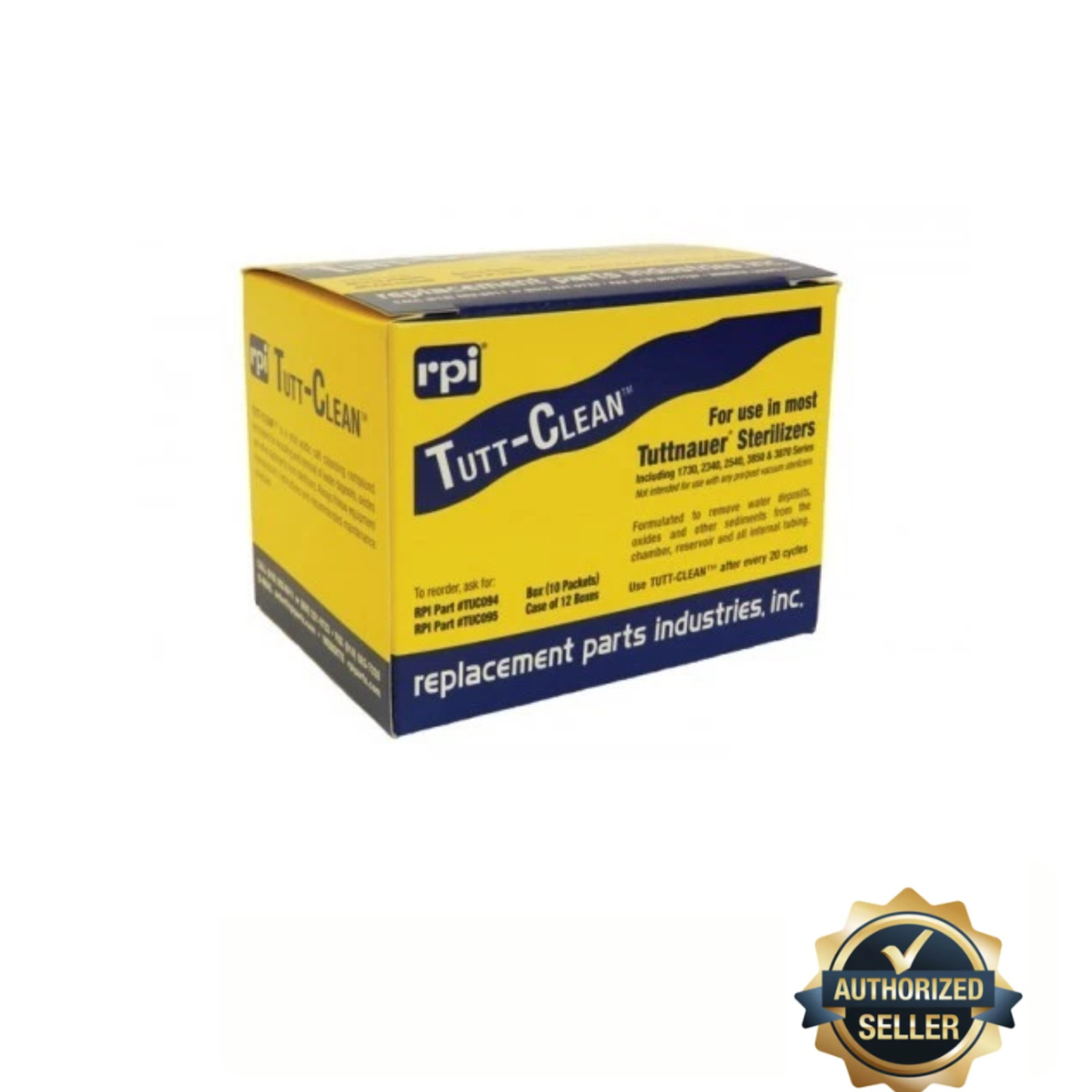 Tutt-Clean Autoclave Cleaner 10 Pack for Tuttnauer Midmark SciCan TUC094