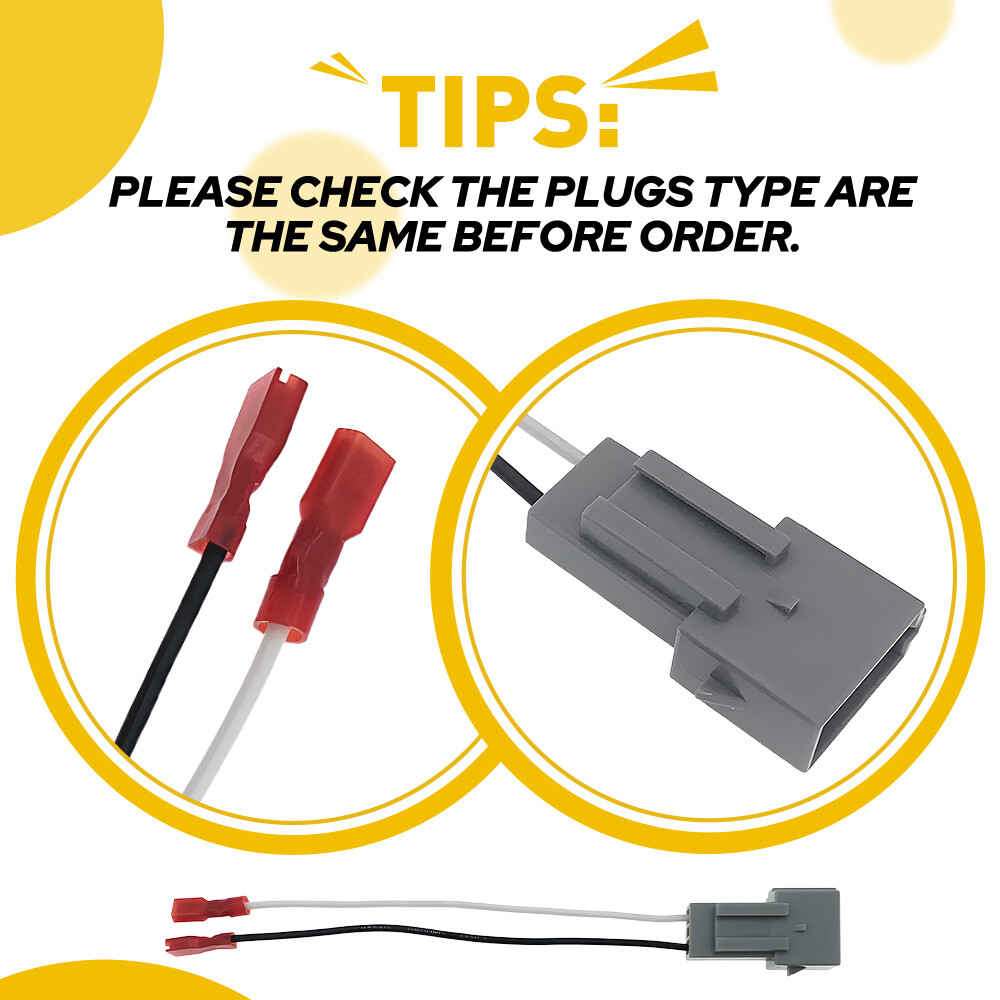 Car 4PCS 72-5512 Stereo Speaker Harness Connector Adapter For Ford Mustang 94-04