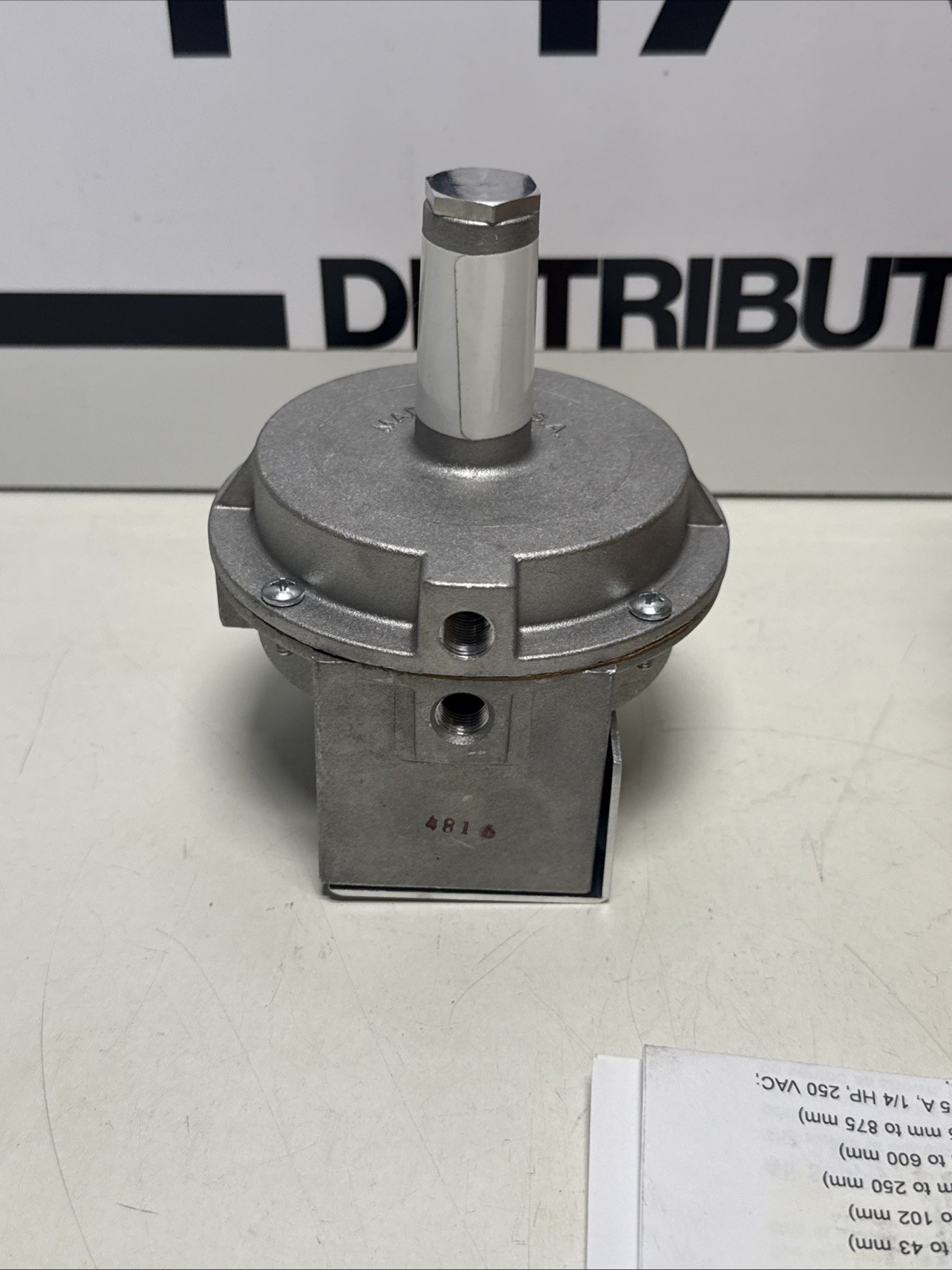 ANTUNES 801111302 JD-2-GREY PRESSURE SWITCH 0.1-4.0" WC UNMP