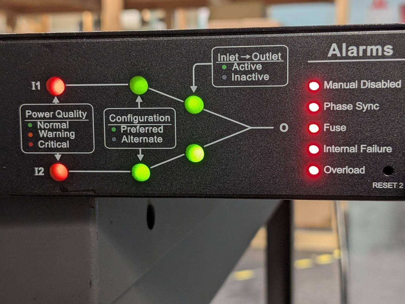 RARITAN PX3TS-5184CR INTELLIGENT RACK TRANSFER SWITCH