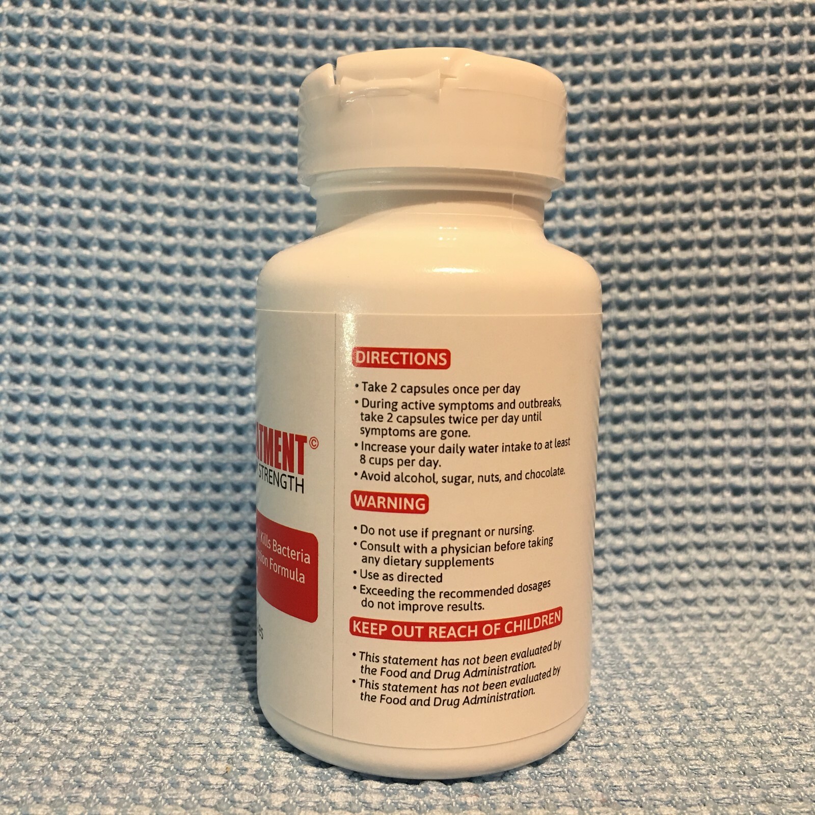 Tratamiento curar cura del HERPES-100% NATURAL-60 CÁPSULAS -Dr. Sebi