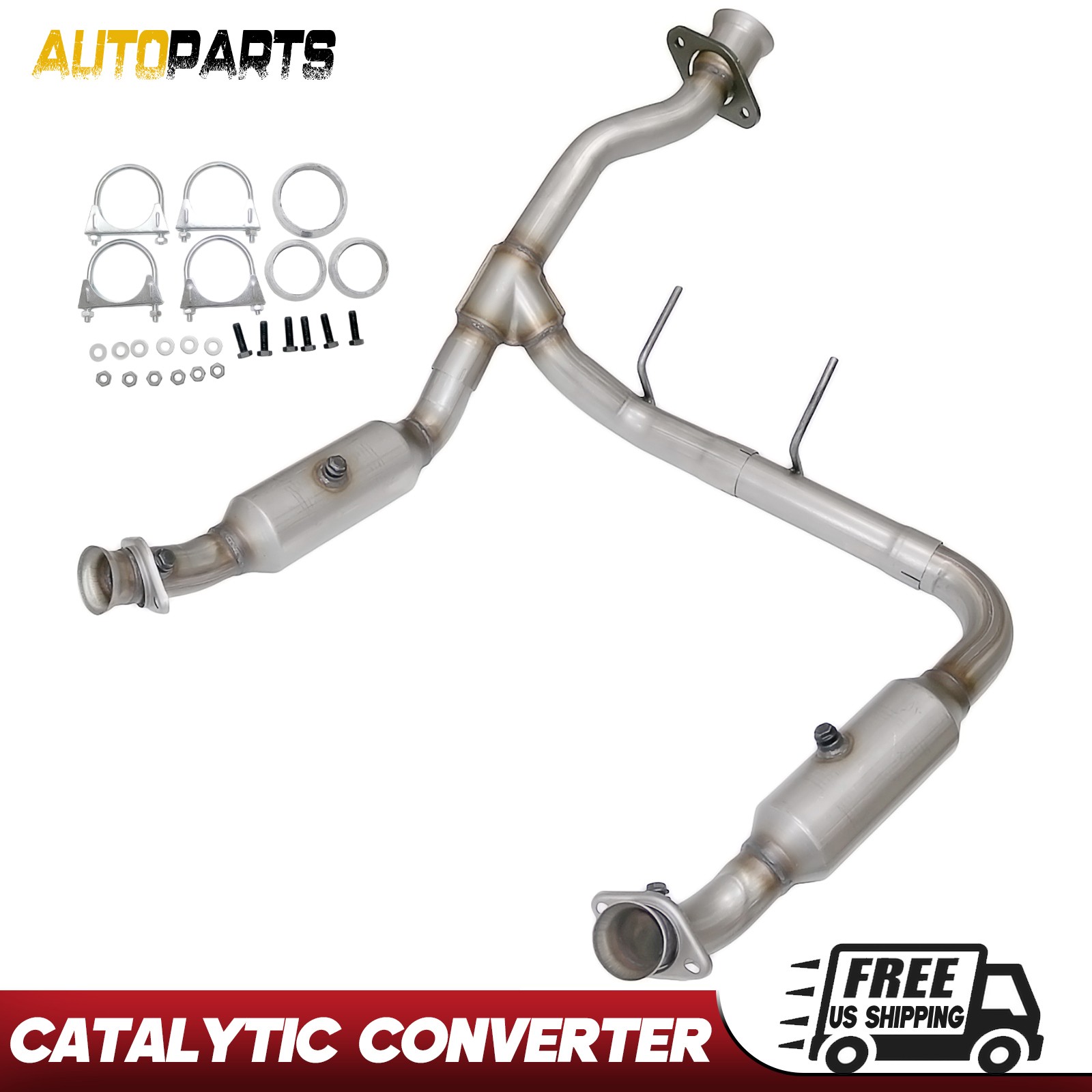 2x Catalytic Converter for Ford F-150 Expedition Lincoln Navigator 07-14 V8 5.4L