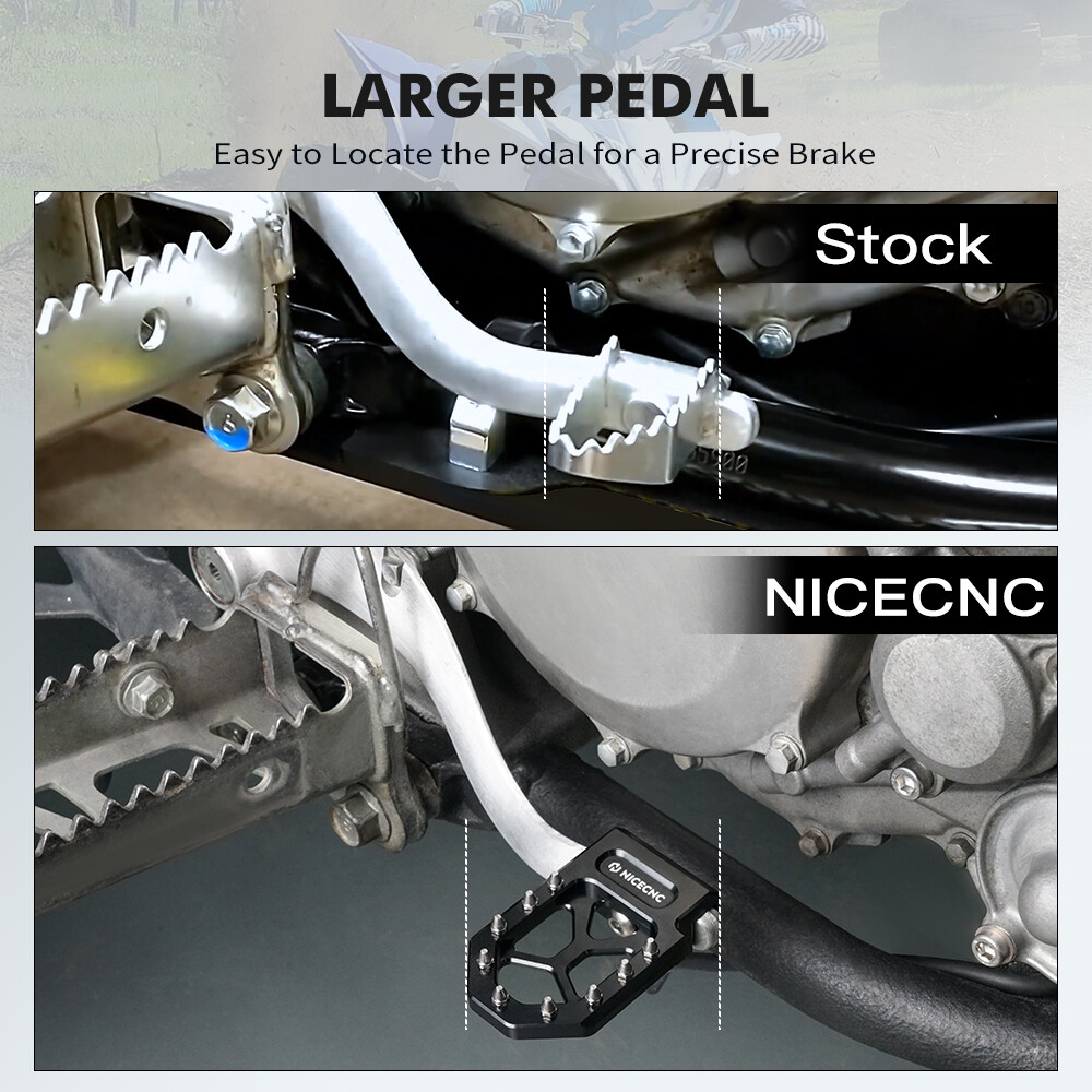 NICECNC Brake Lever Pedal Extension For Yamaha YFZ 450 R Special Edition 2009+