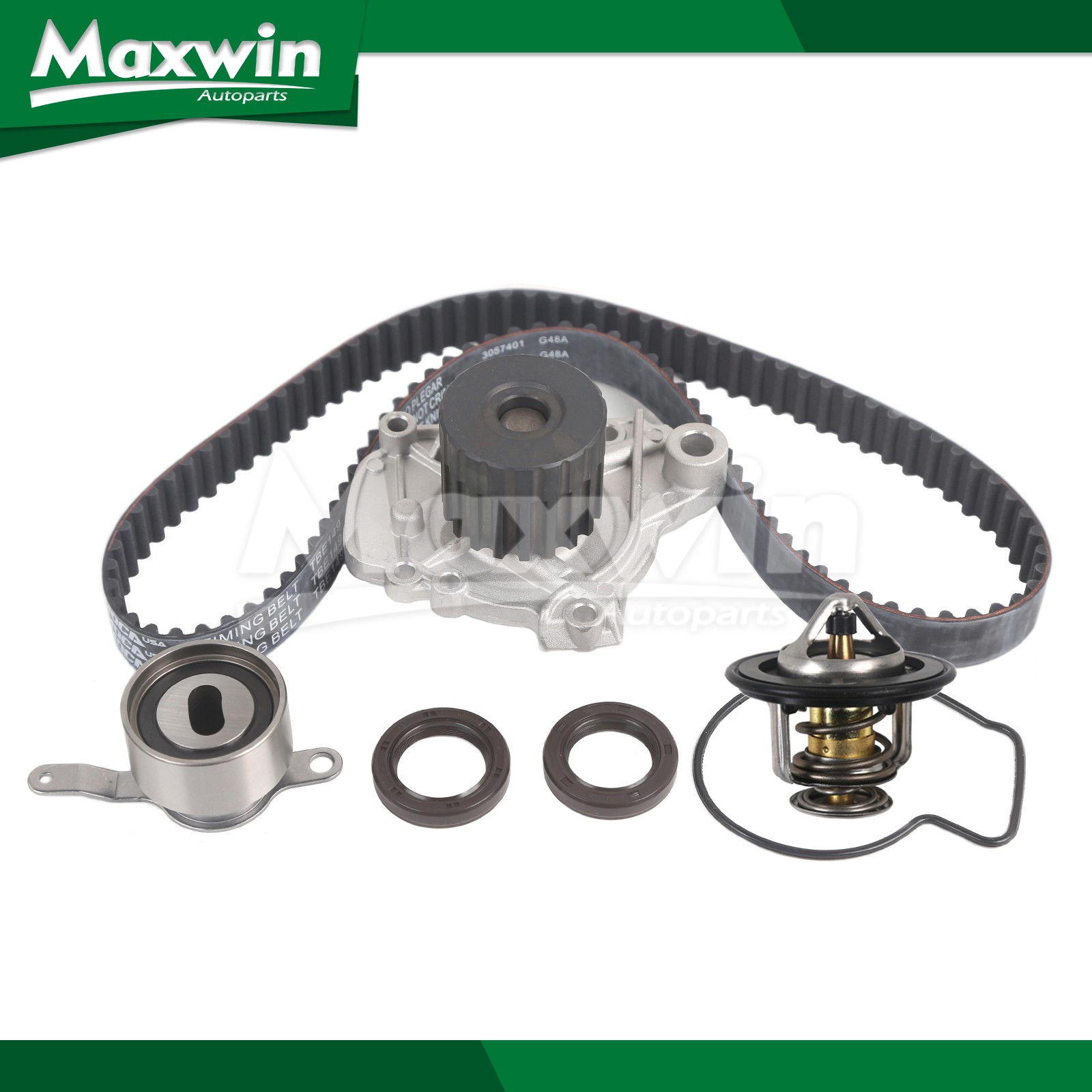 Timing Belt Kit Water Pump Thermostat Fit 96-98 Honda Civic 1.6L