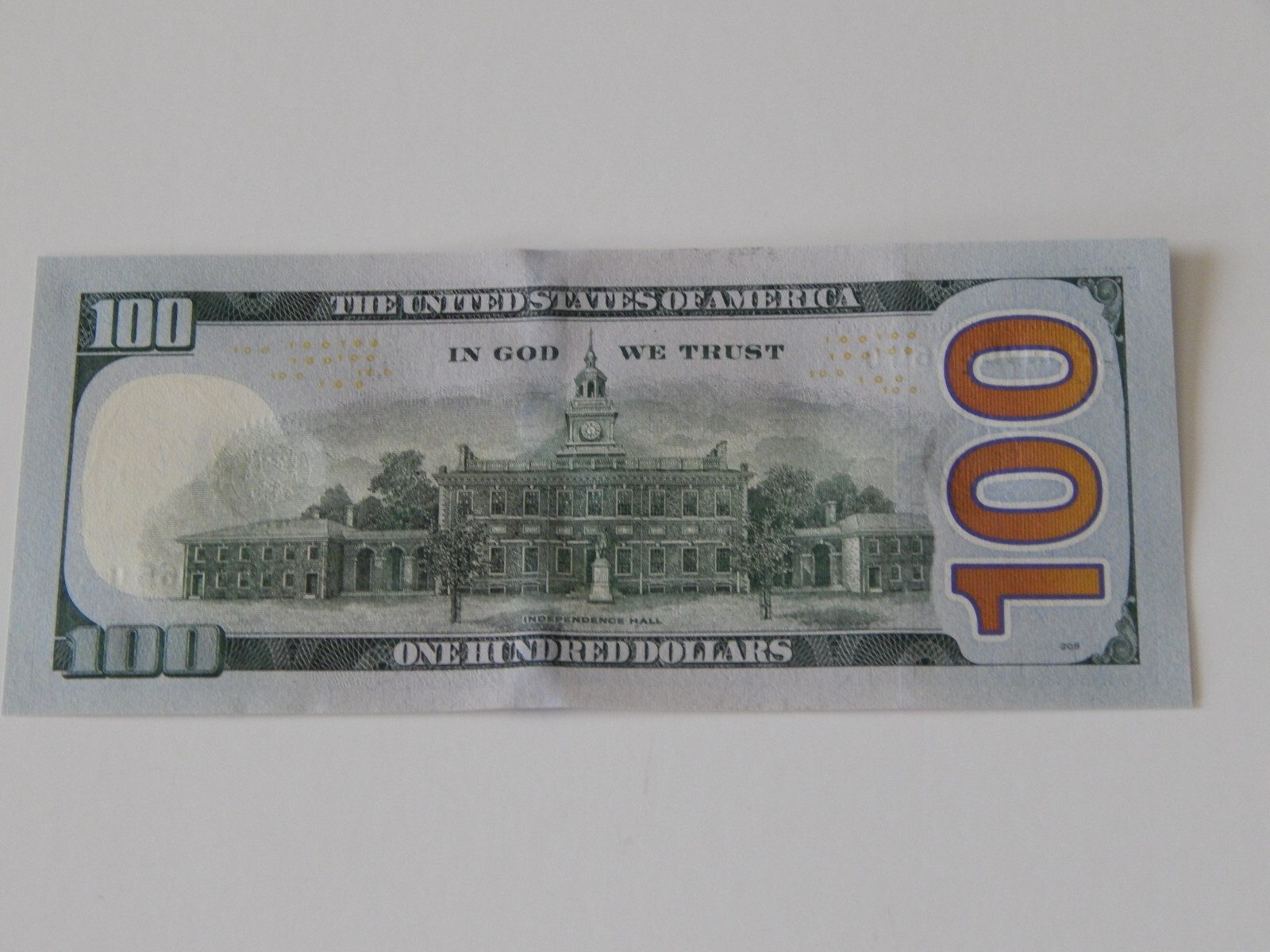 THE BRAND NEW U.S. $100 ONE HUNDRED DOLLAR BILL UNCIRCULATED ITEM #1736.