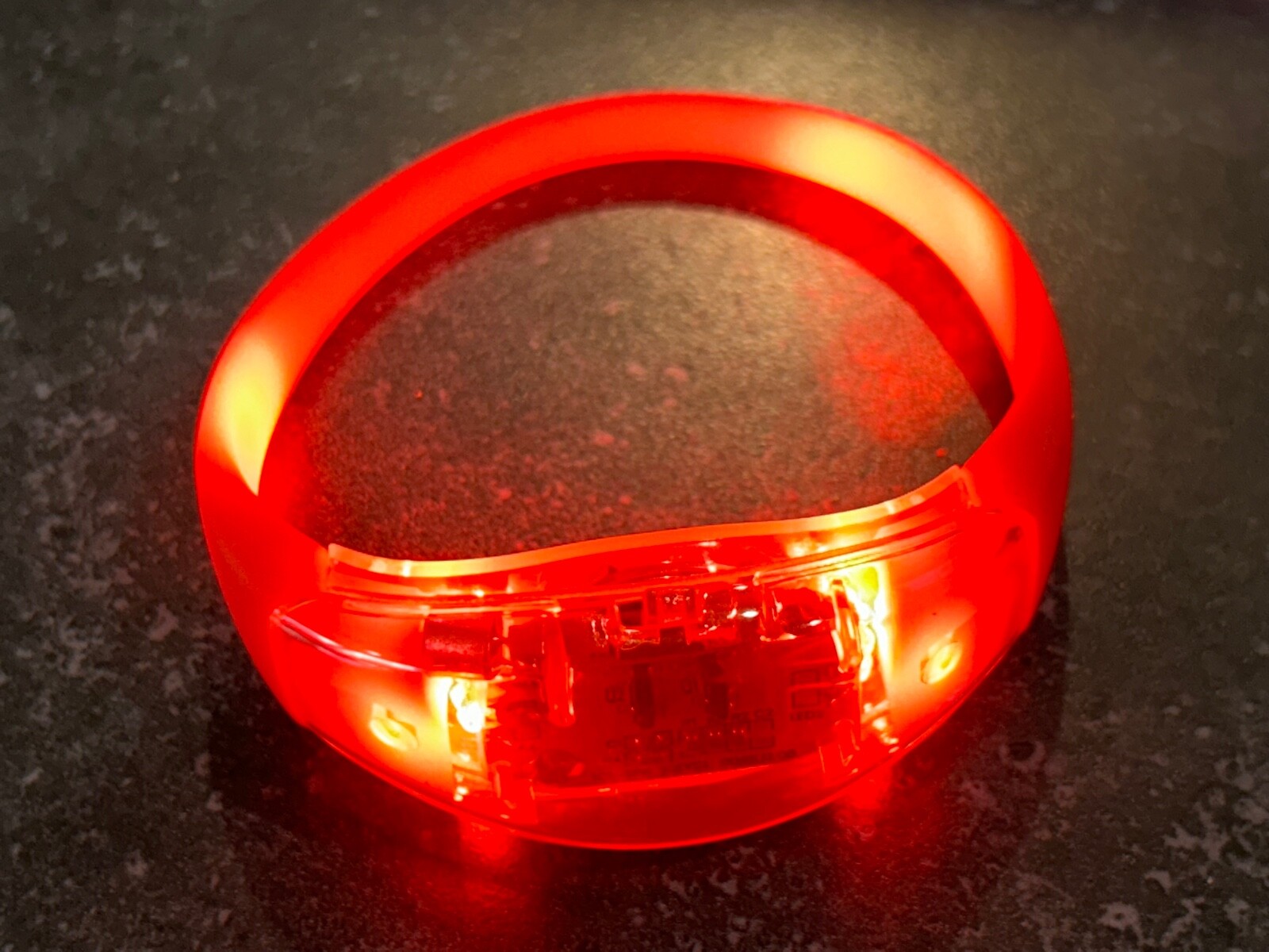 BANGLE BRACELET FLASH GLOW BAND LIGHT-UP EL LED MOTION SOUND ACTIVATED WRISTBAND
