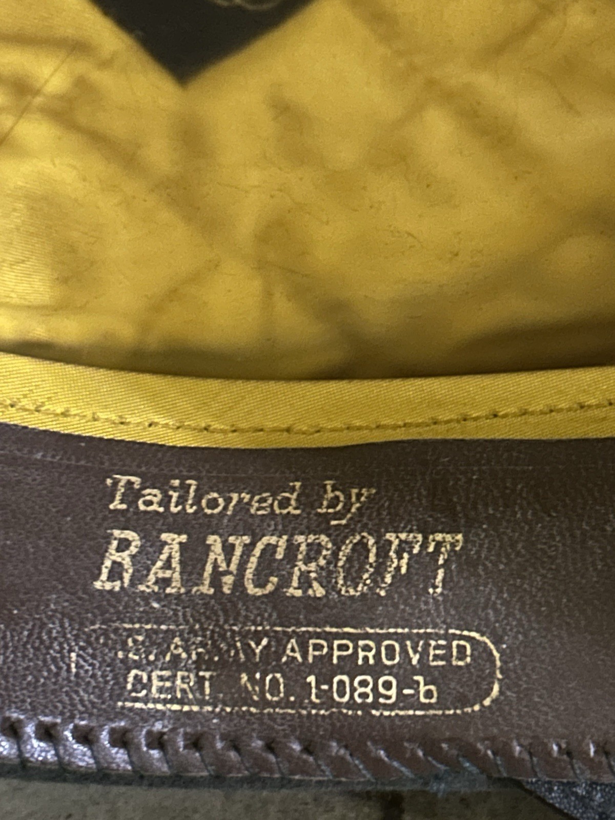 VTG US ARMY Vietnam Era Officer Hat SZ 7 3/8 plus extras