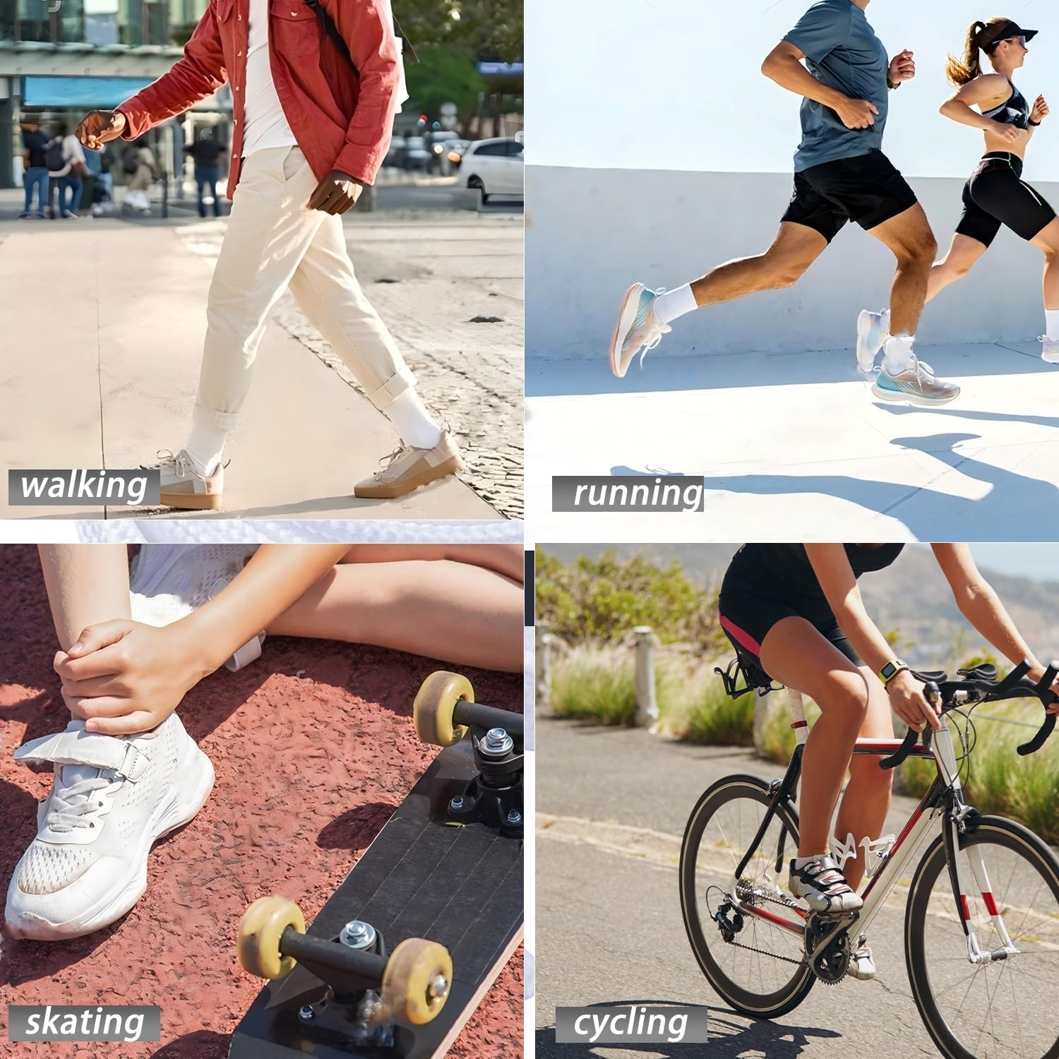 2 Pairs Shoelaces for Sneakers 8 mm Wide Flat Shoelace for Kids Adults Athletic