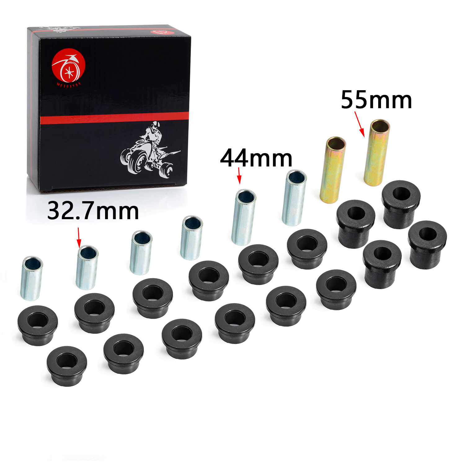 Club Car DS Bushing Kits for all Front Rear Leaf Spring & Upper A Arm Suspension