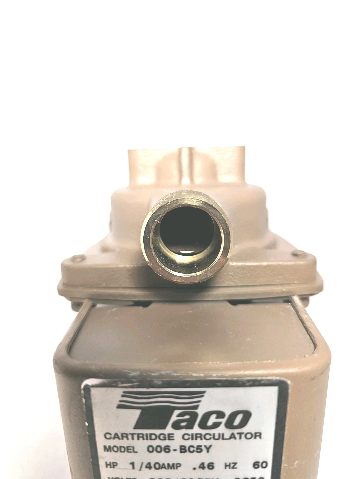 Taco 006-BC8Y-2 Hvac Circulating Pump, 1/40 Hp, 230, 1 Phase, Sweat Connection