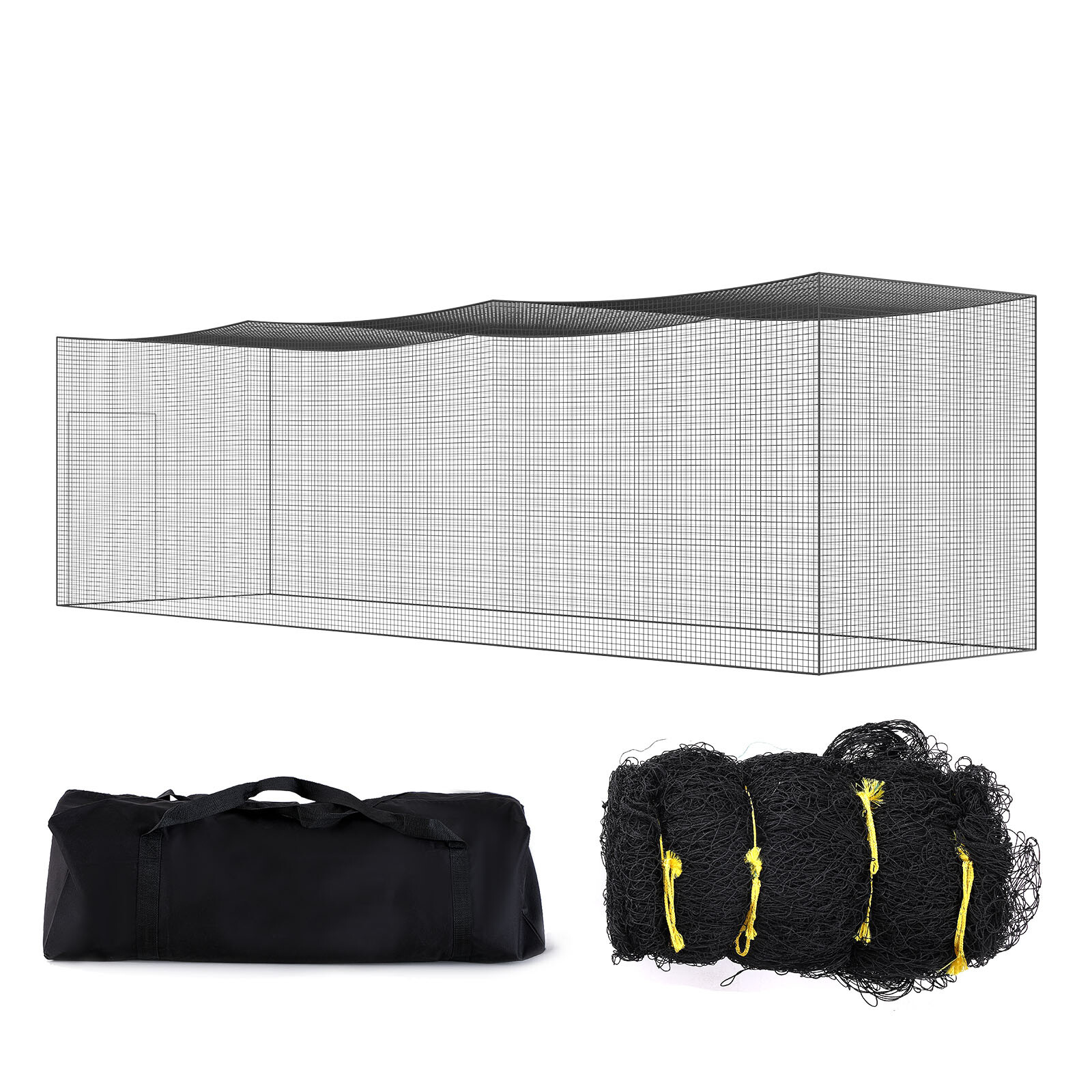 Uimoso 35FT Softball Baseball Cage Netting Heavy Duty PE Pitching Batting Net