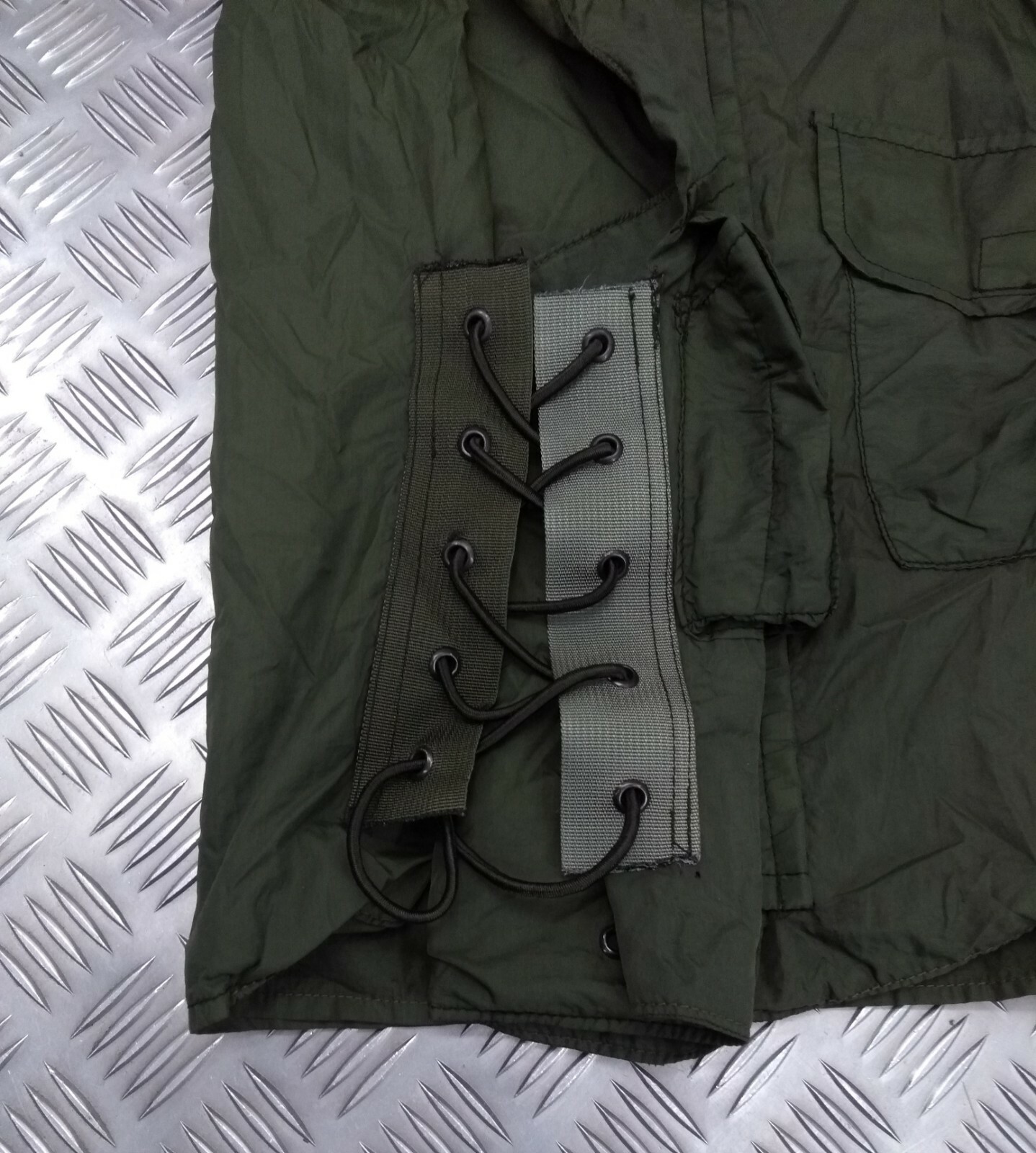 Genuine Military Issue 1980's IDF Flak Vest Cover Overdyed OD Green Airsoft