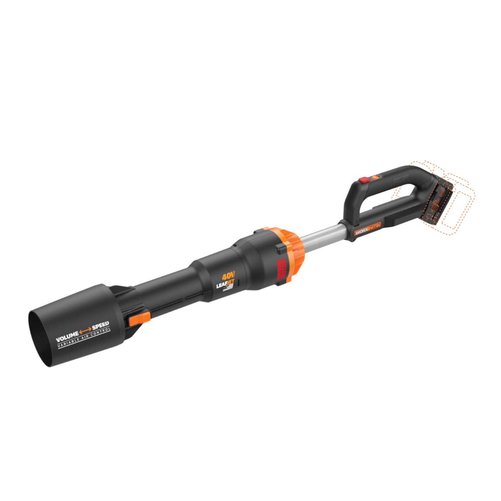 WG585.9 WORX Nitro 40V Power Share Pro Leafjet Cordless Leaf Blower - Tool Only