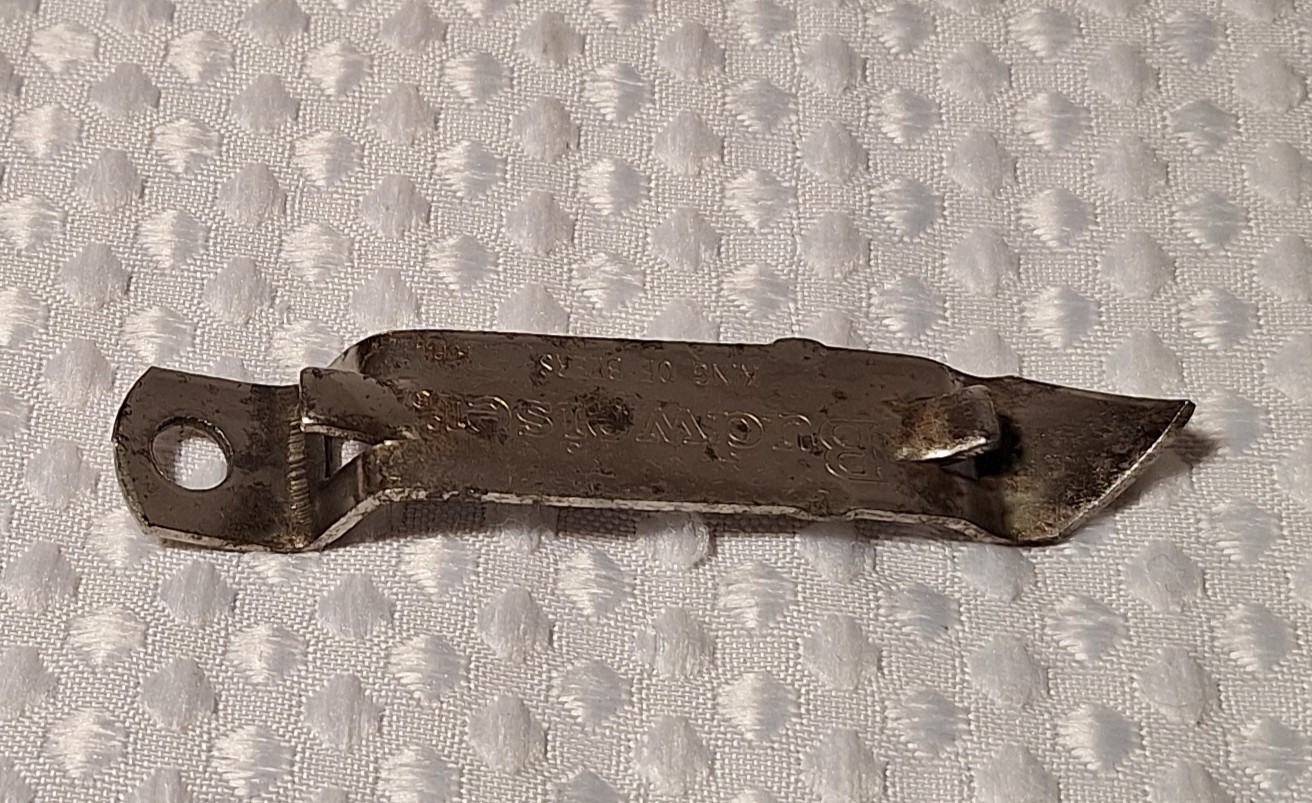 Vintage Budweiser King of Beers Small Metal Beer Bottle Can Opener