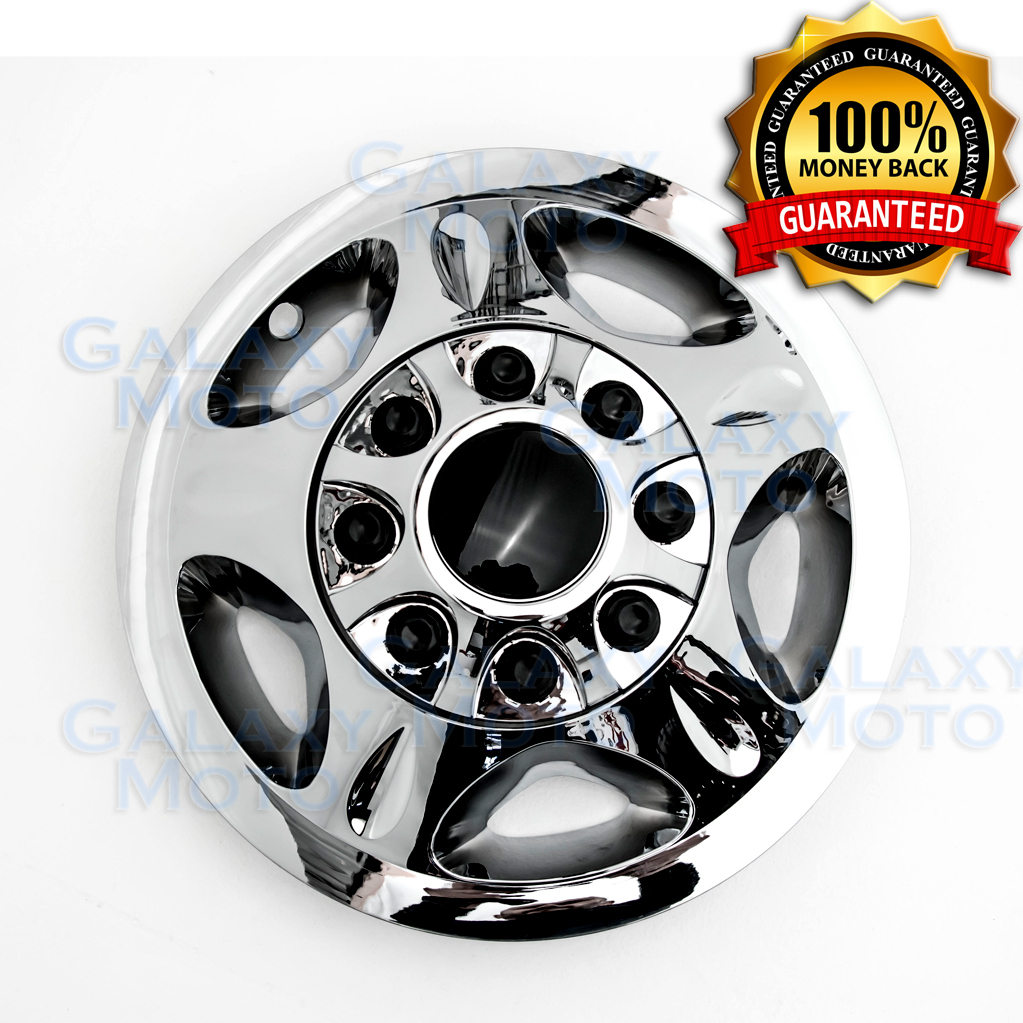 08-10 GMC Sierra 3500 DUALLY ONLY Chrome Wheel Simulator Liner+Center Caps Cover