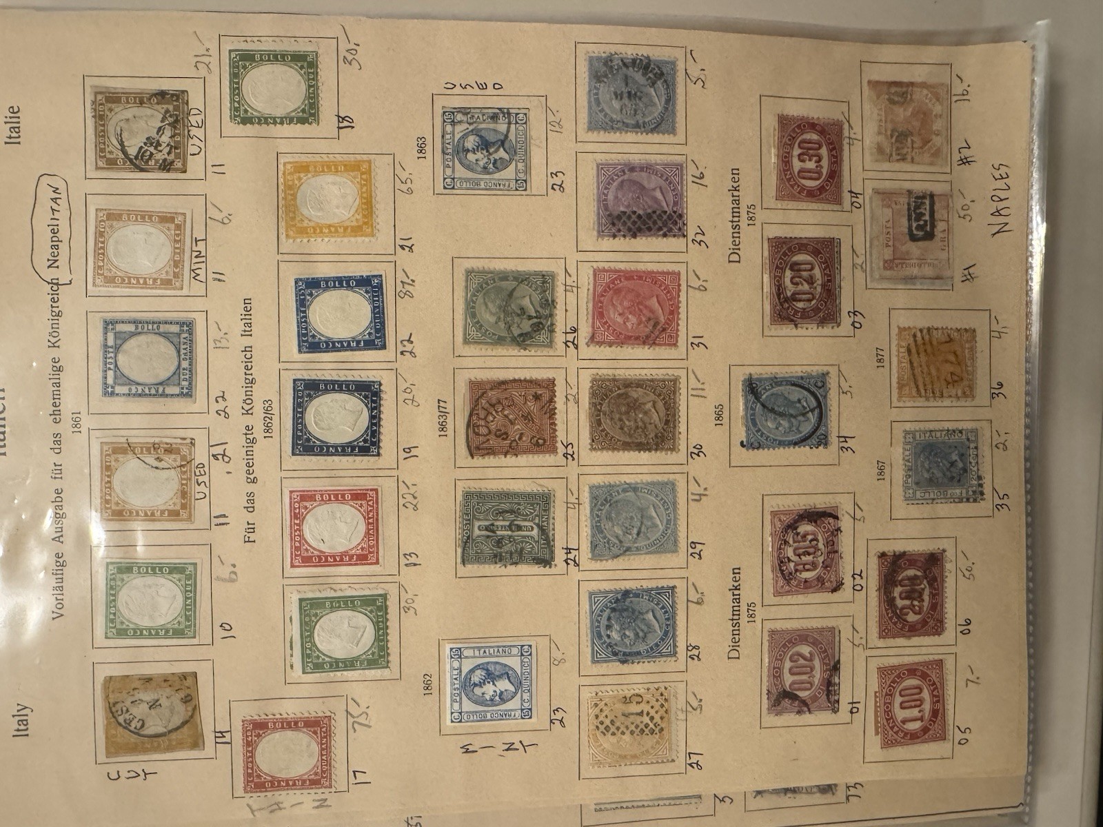 Italy Stamp Collection 2000+ Stamps Italy, Italian Themed, BV $10k+