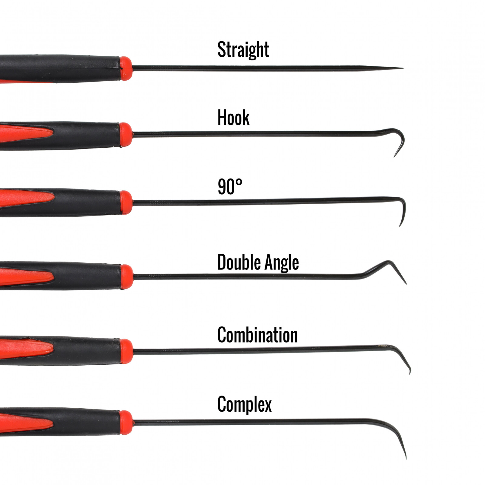 ASR Outdoor Hook and Pick Precision Gold Prospecting Crevice Tool Set 6 Pieces