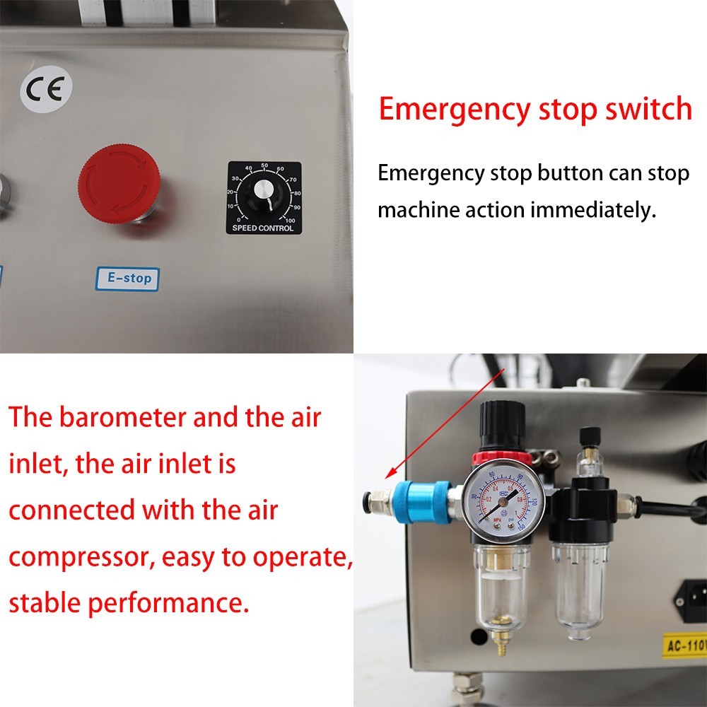 Automatic Bottle Capping Machine0.78-2.36" Cap Dia. Sealer Machine for Screw Cap