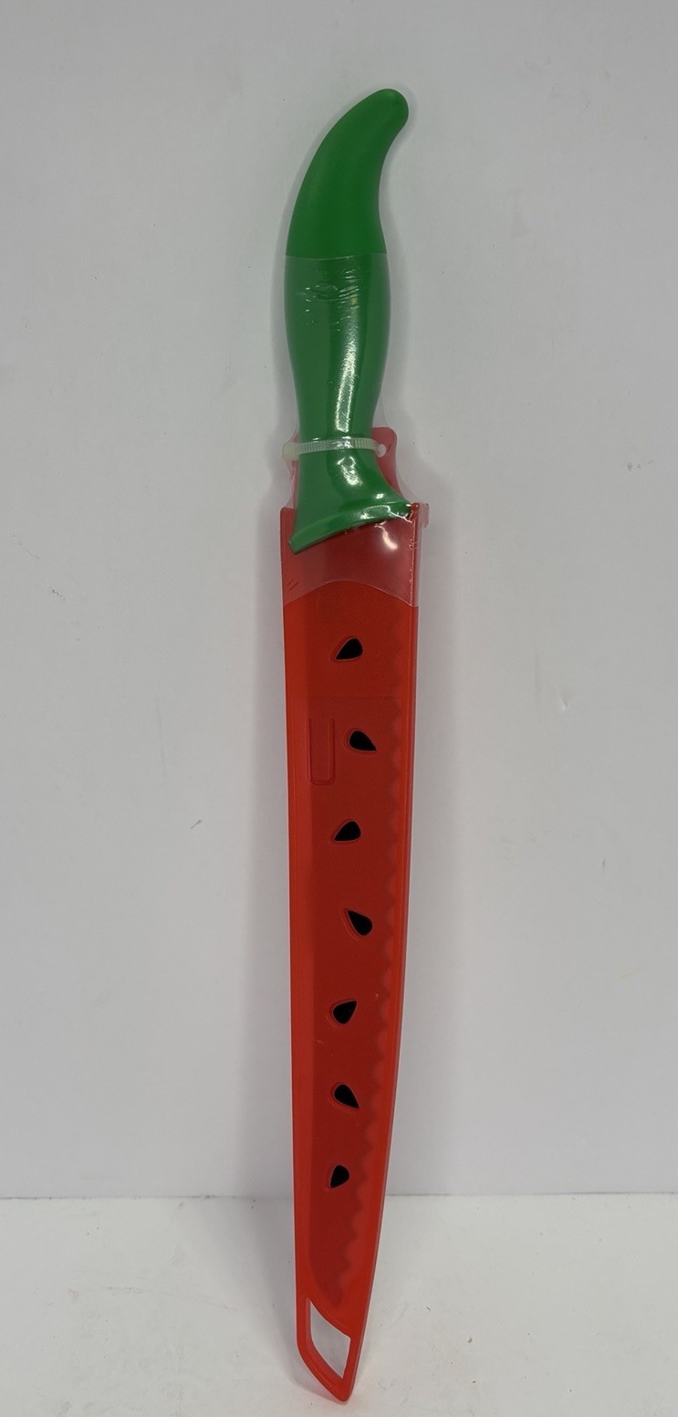 Good Cook Watermelon Knife, Stainless Steel With Sheath Brand New