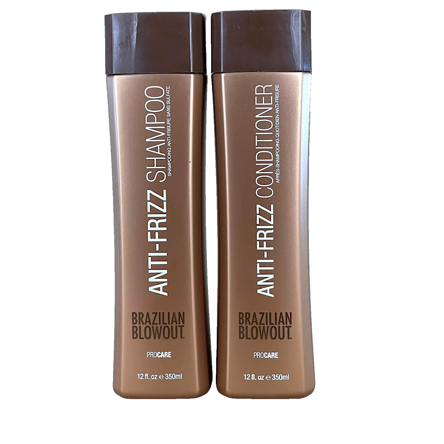 Brazilian Blowout Procare Antifrizz Shampoo & Conditioner 12oz DUO - NEW