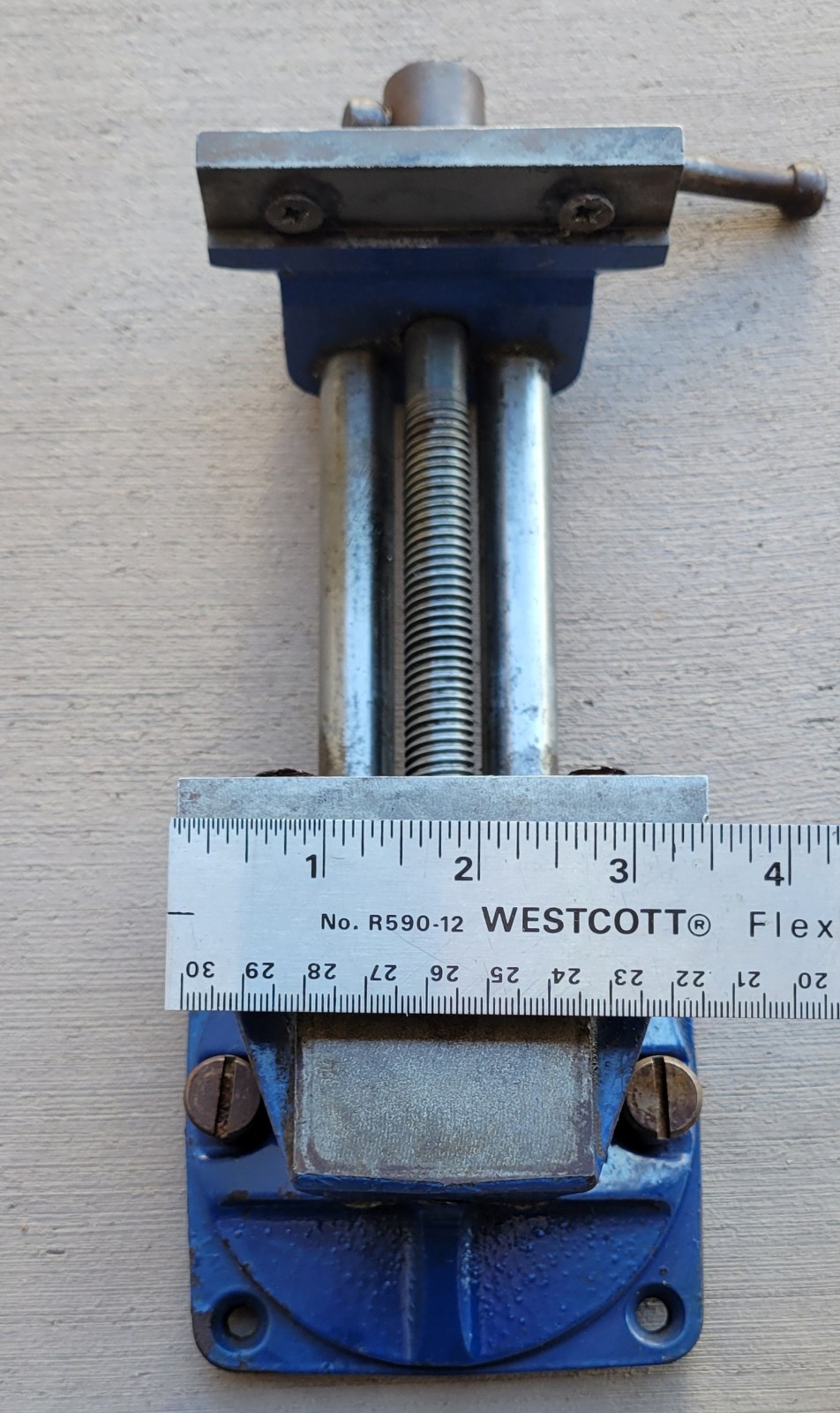 RECORD #2075 Vise Made In Sheffield England 3.5 in JAWS Smooth Operation