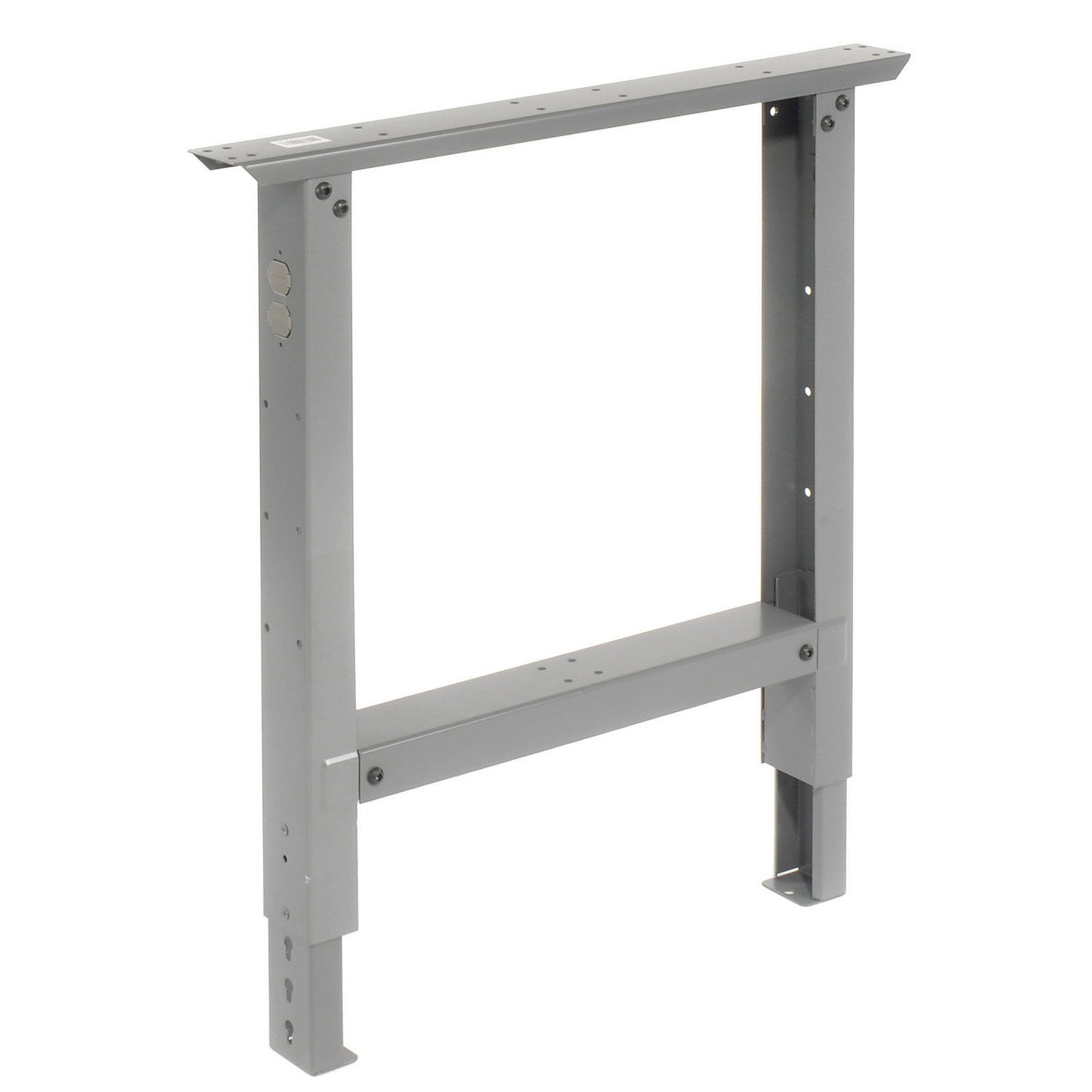 Adjustable Height Leg For 30" Benches 29" to 35" Gray