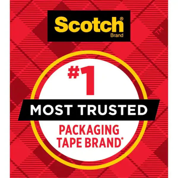 Scotch Heavy Duty Shipping Tape, 6 Rolls/Pack, 1.88" x 54.6 yds, Clear (38506)..