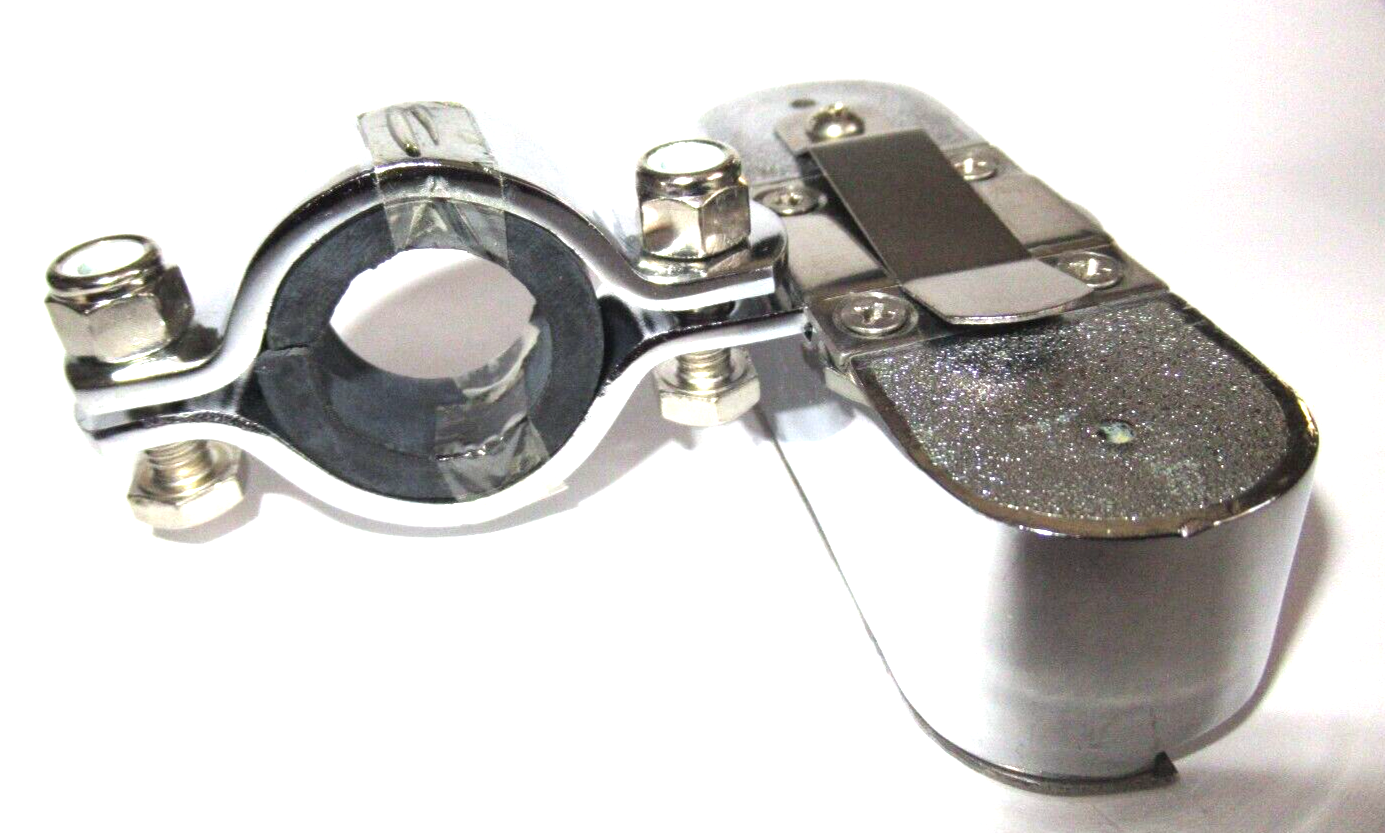 CHROME COIN HOLDER, W/ CHROME MOUNT FOR HANDELBARS