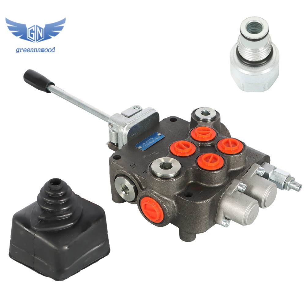 Hydraulic Directional Control Valve w/Joystick w/conversion plug 21GPM 2 Spool