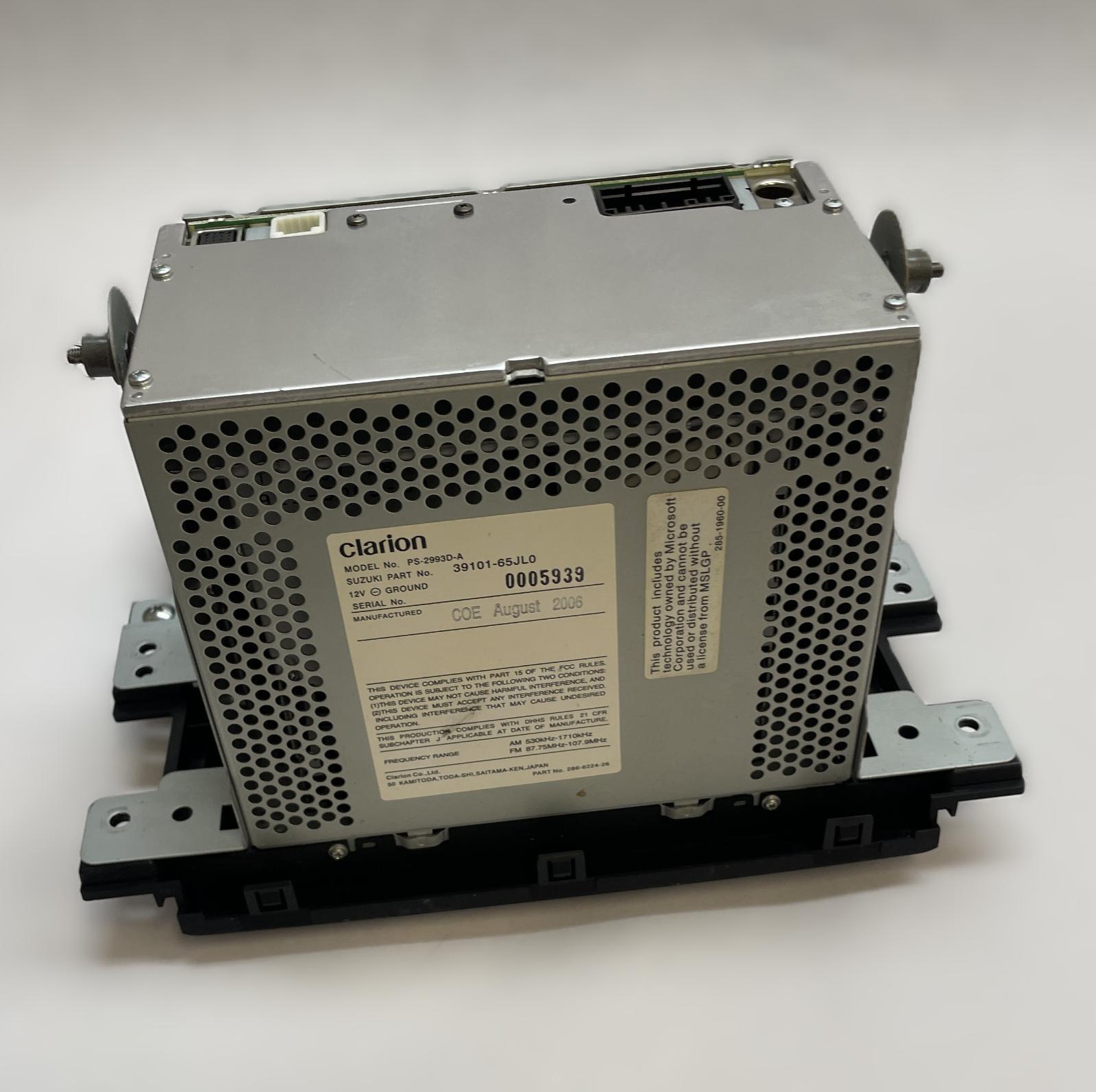 2007 SUZUKI GRAND VITARA RADIO CONTROL PANEL RECEIVER HEAT/AC CONTROLS OEM