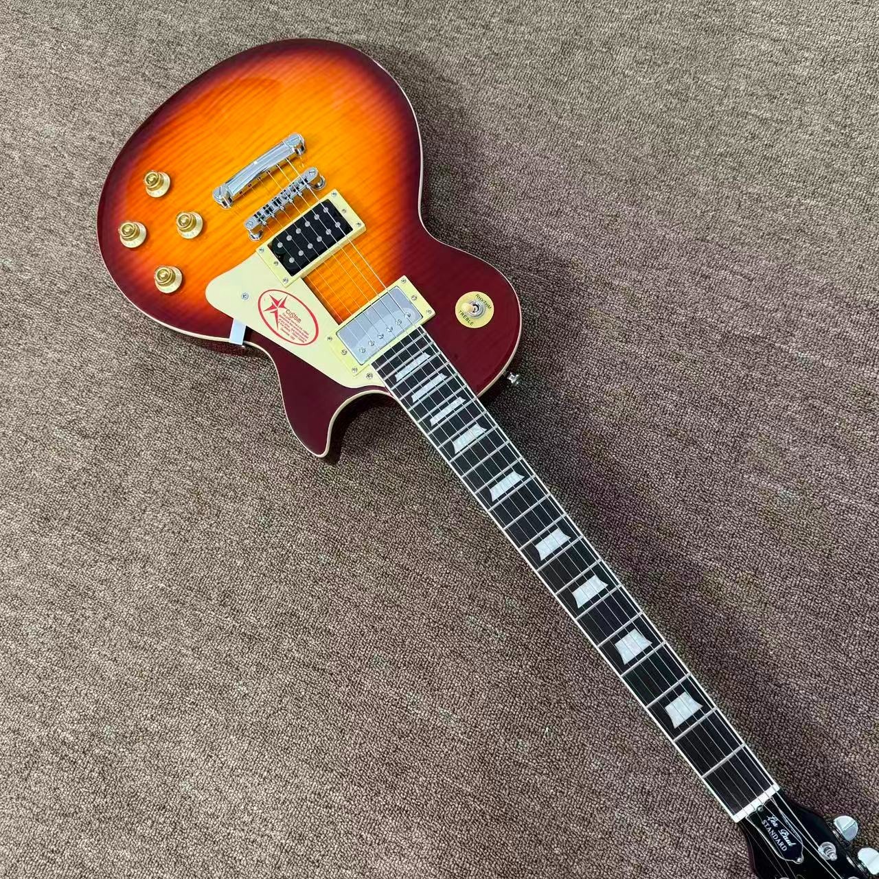 Jimmy page Electric Guitar Tiger Stripes 6 stings gitaar solid body chibson