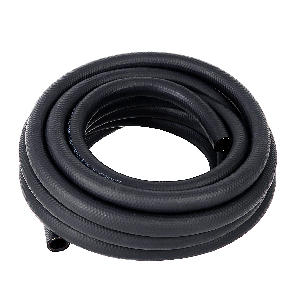 LokoCar Fuel Hose Line Push Lock NBR Rubber SAE 30R7 5FT 10FT 25FT 300PSI Black