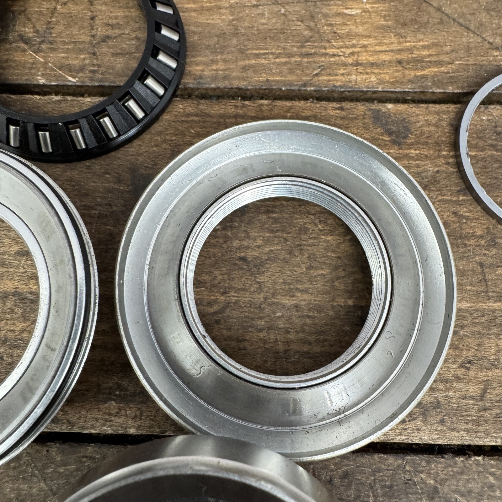 Odyssey Toro Pro 1 1/8 Threaded Headset 34mm 90s MTB Silver NOS Needle Bearings