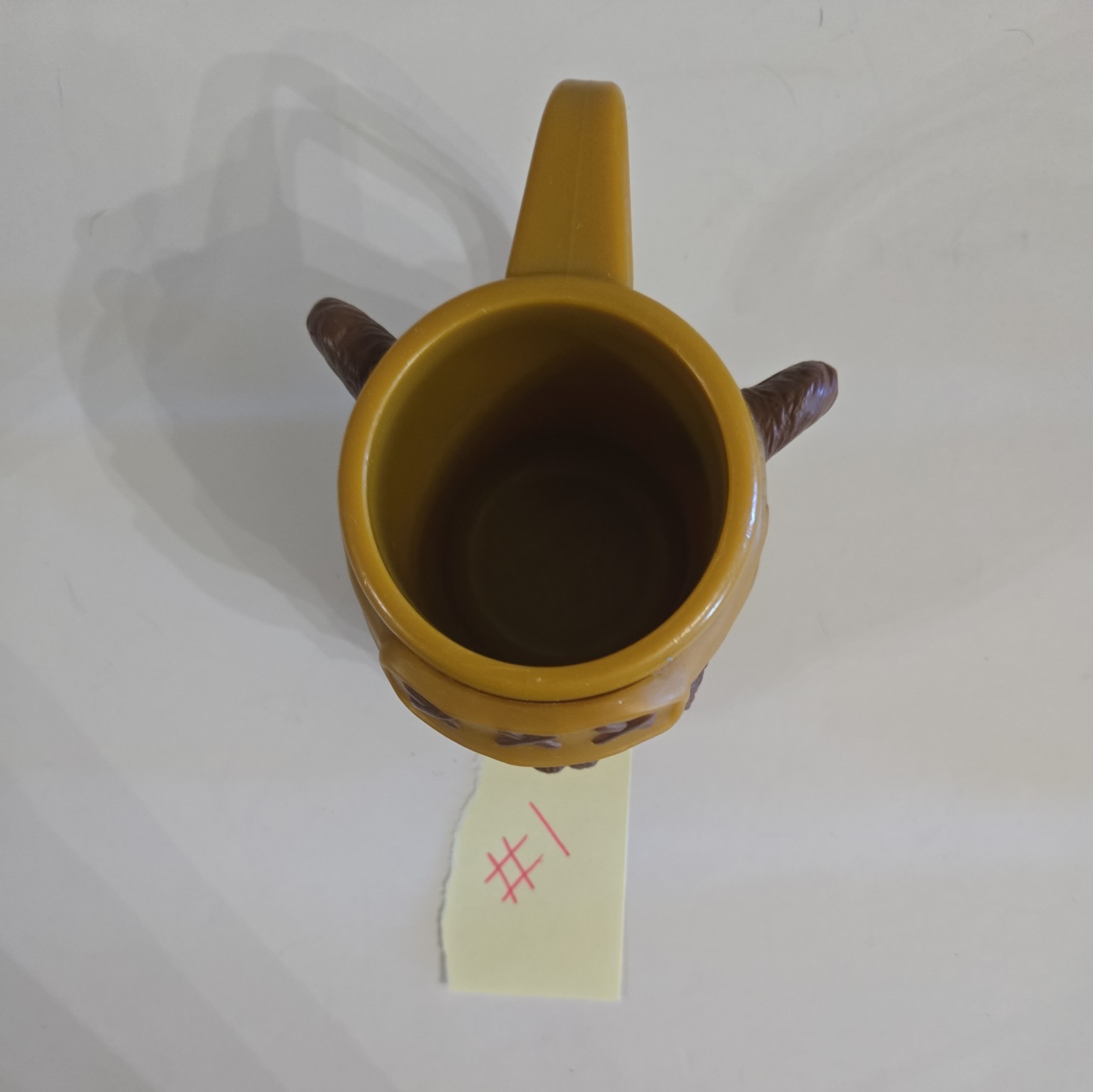 EWOK Mug Cup Star Wars Return of the Jedi 3D Plastic 3.5" Applause 90's