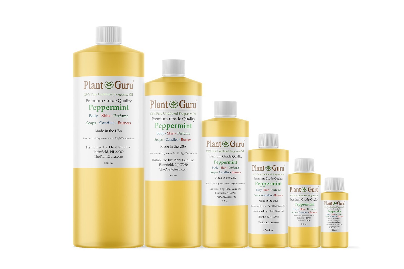 Peppermint Fragrance Oil For Candle, Soap Making, Diffuser and Burners