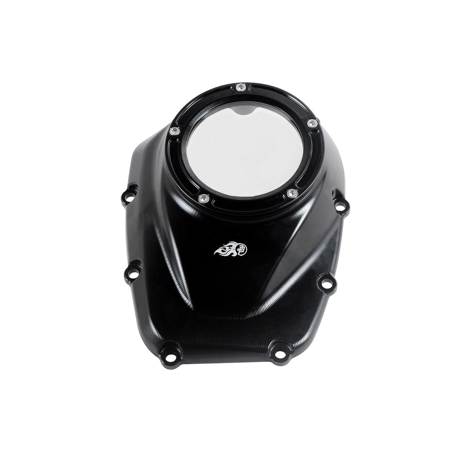 Black Transparent Camshaft Cover for Harley M8 Touring Road Street Glide 2017-23