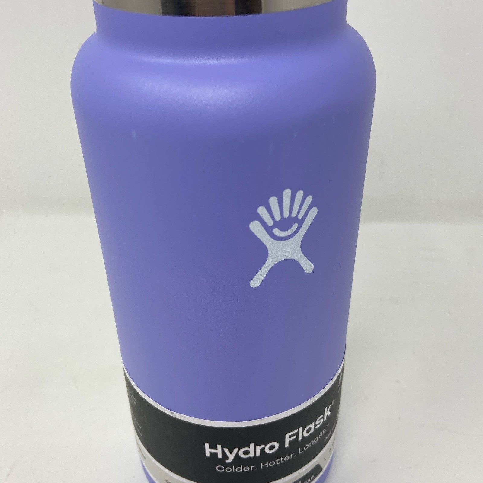 Hydro Flask 32oz Wide Mouth Bottle w/ Flex Straw Cap - Lupine Purple W32BFS474