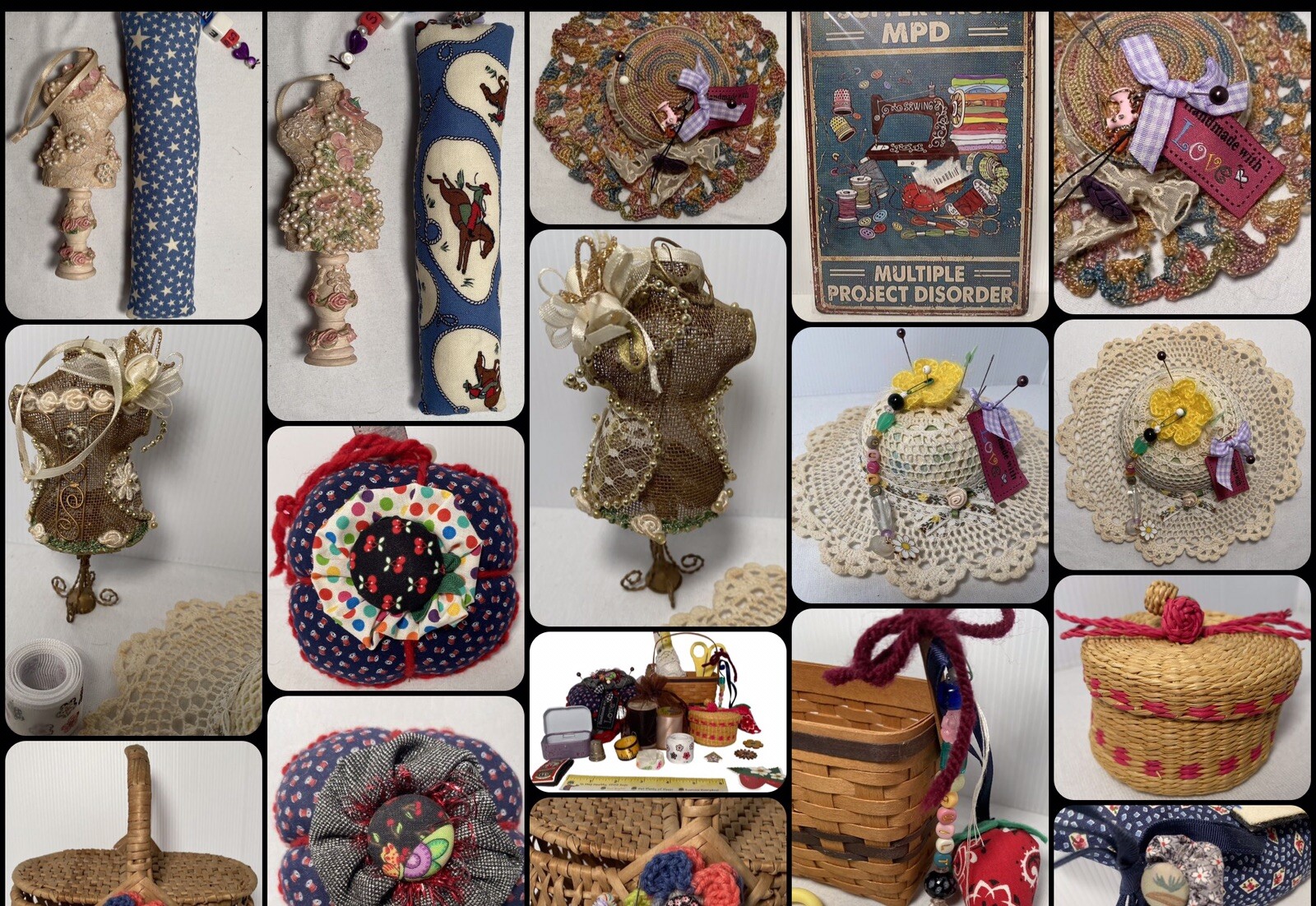 Pin cushion Needle Book Notions 31