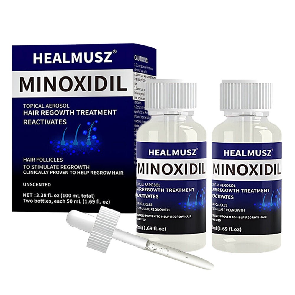 2 Pack Minoxidil 5% Extra Strength Men Hair Regrowth Treatment 2 Month Supply