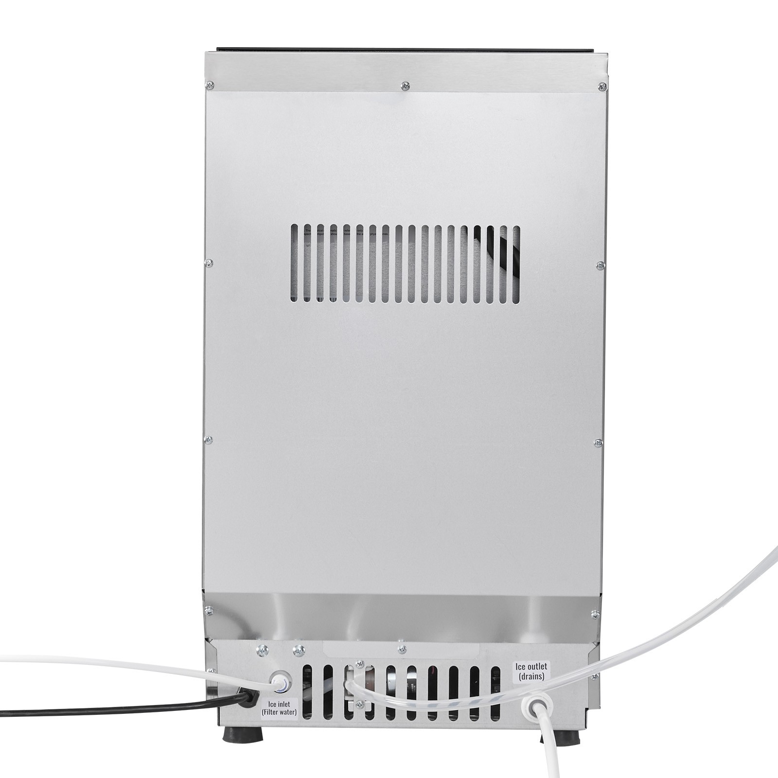 VEVOR Commercial Ice Maker 90 lbs/24h Ice Machine 13 lbs Storage Bar Restaurant