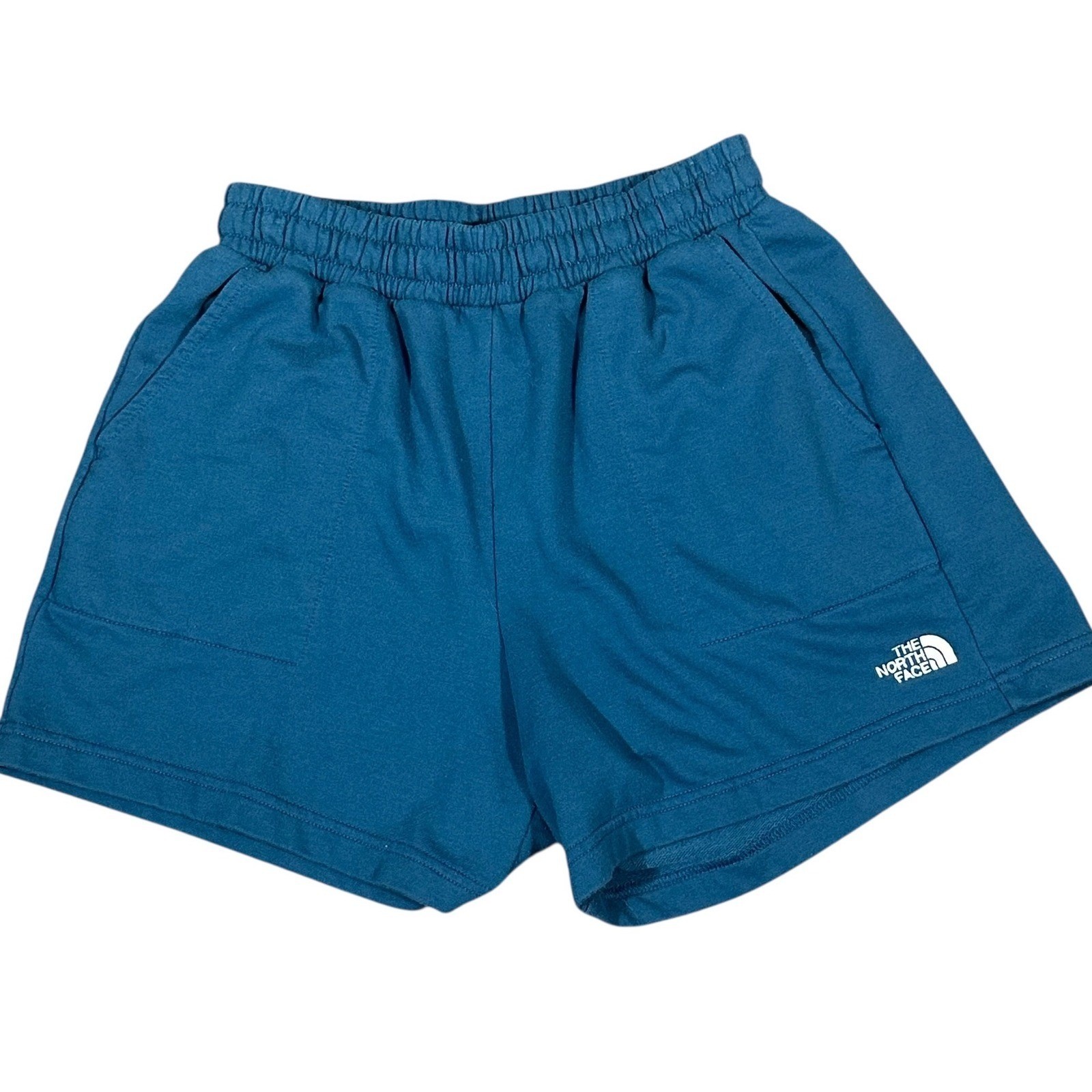 The North Face Fleece Shorts Women's Small Blue Casual Athletic Drawstring