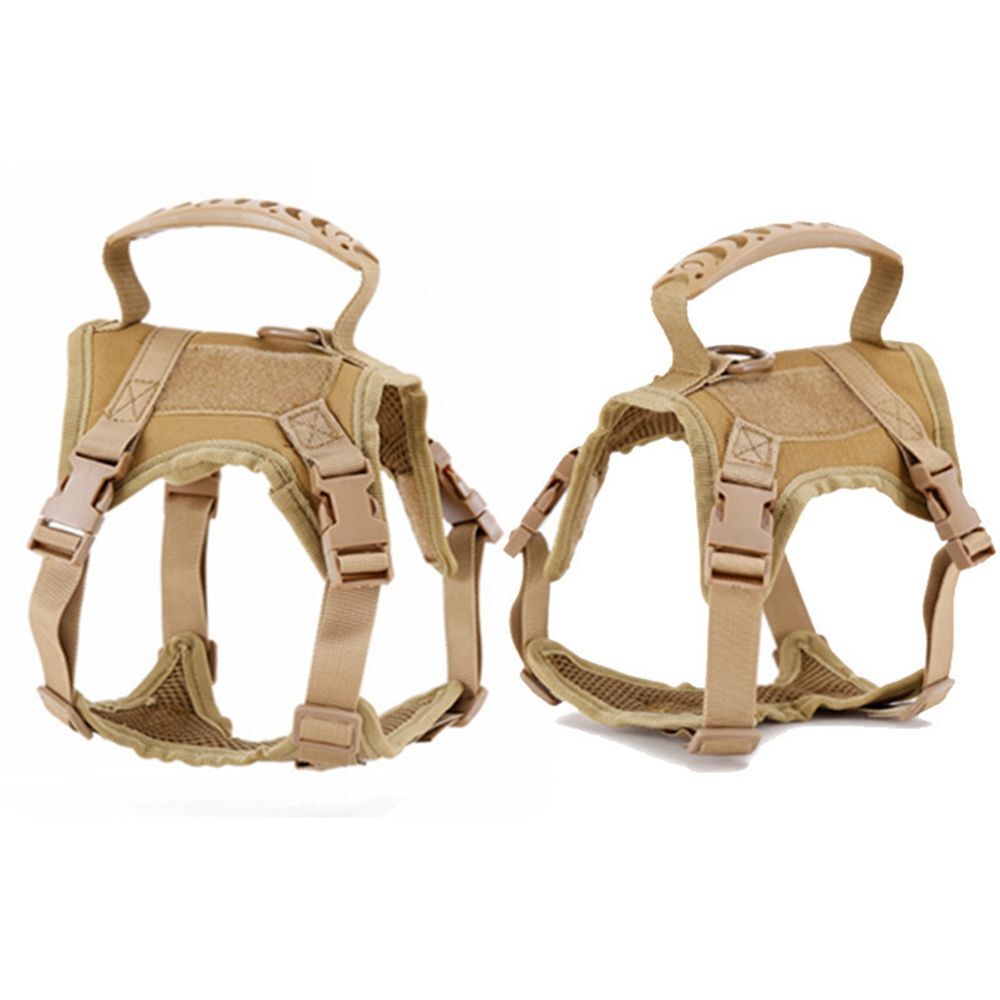 Nylon Tactical Cat Harness Walking Adjustable Pet Vest for Large Cat Small Dog