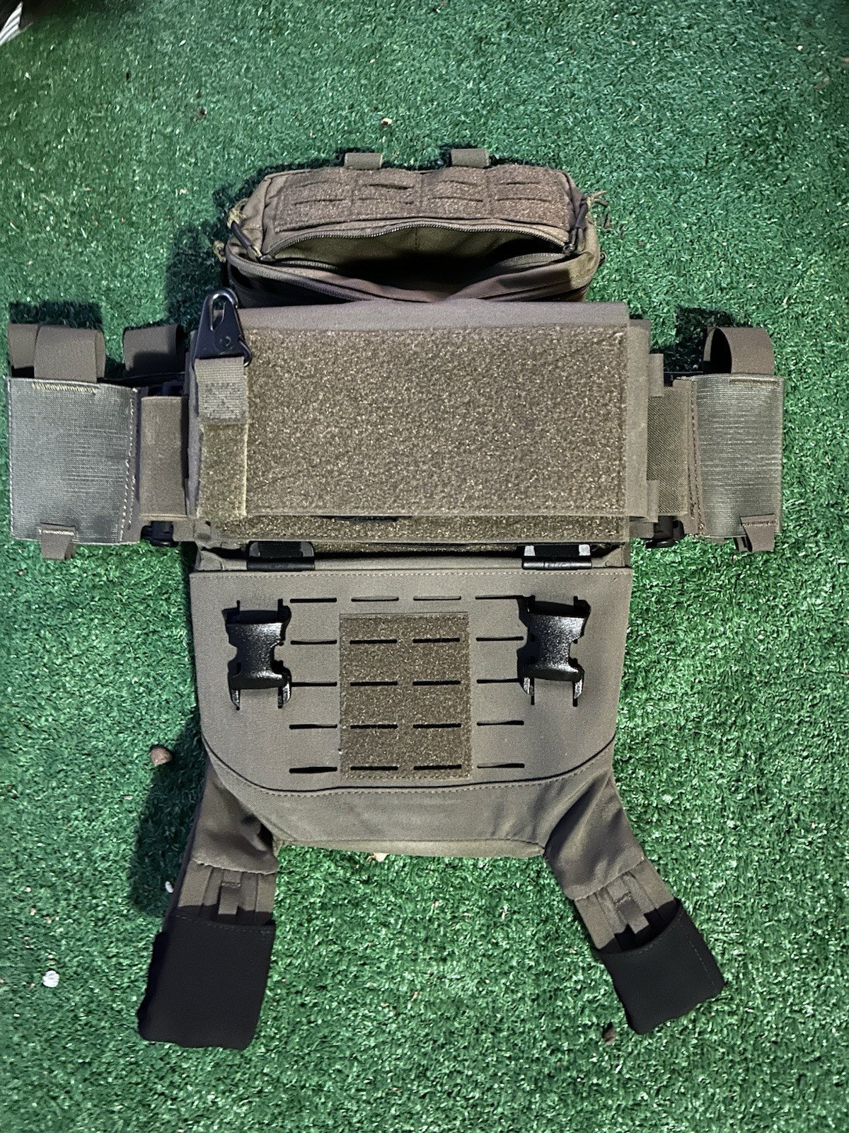 Otte Gear Slick Plate Carrier Ranger Green Size Medium With Extras TREX ARMS