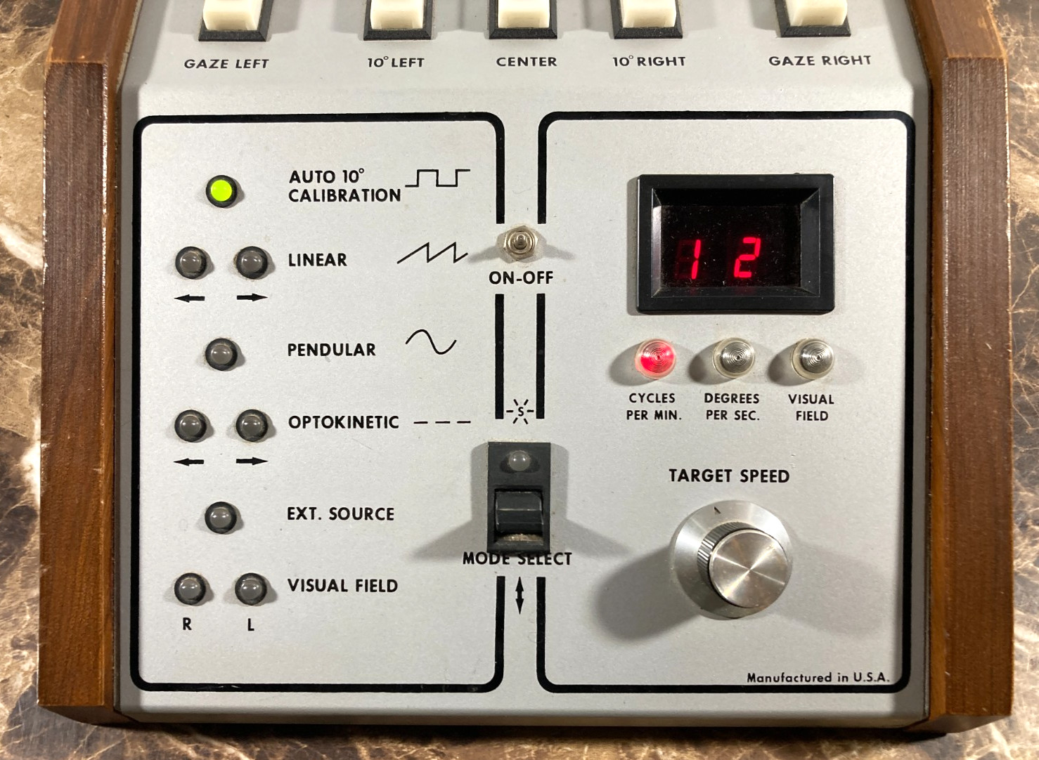ICS Optical Stimulation Instrument NOS-30 Vintage Optometry Medical Equipment
