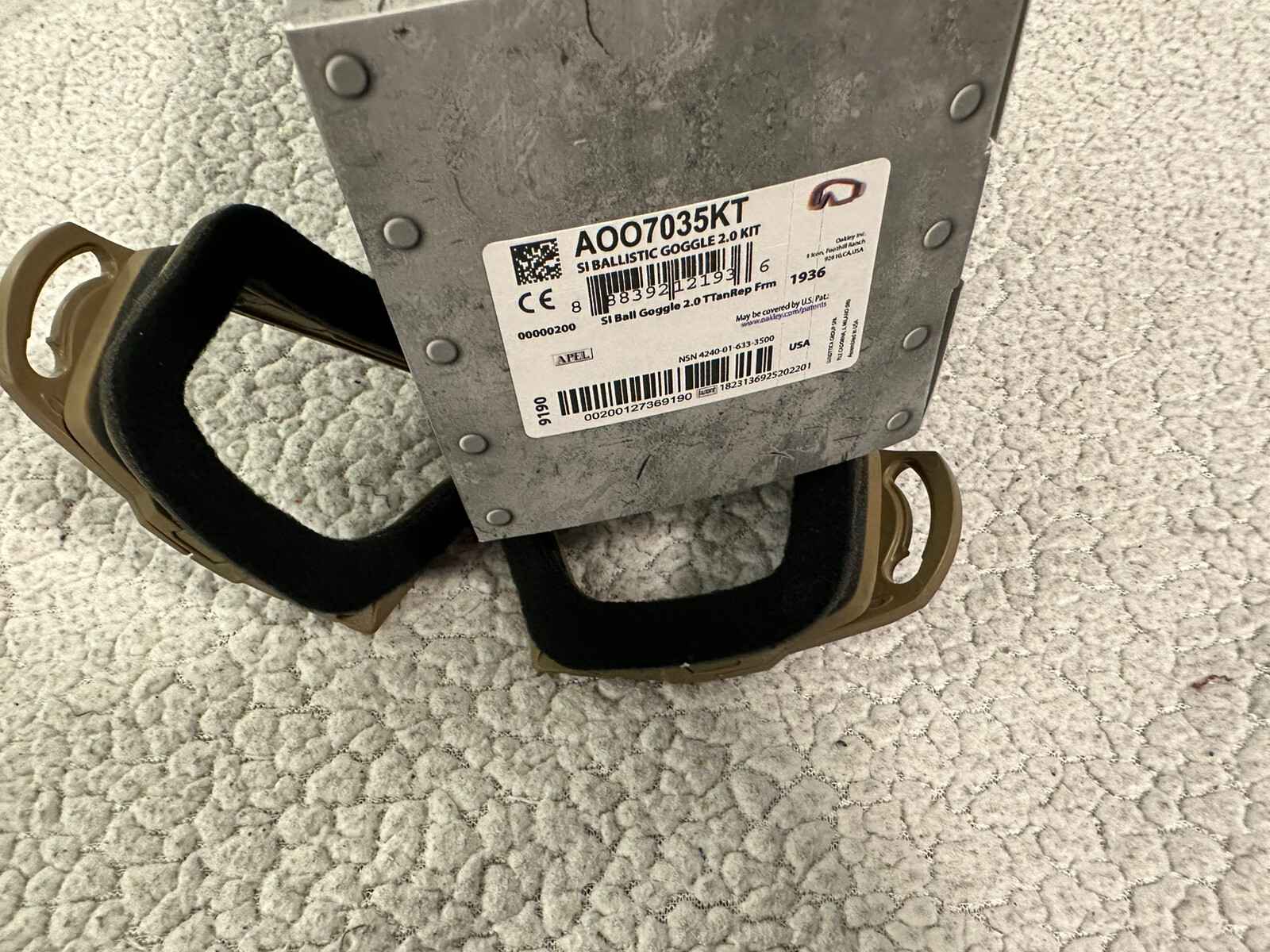 Oakley 2.0 Replacement Goggle Frame Only Tan