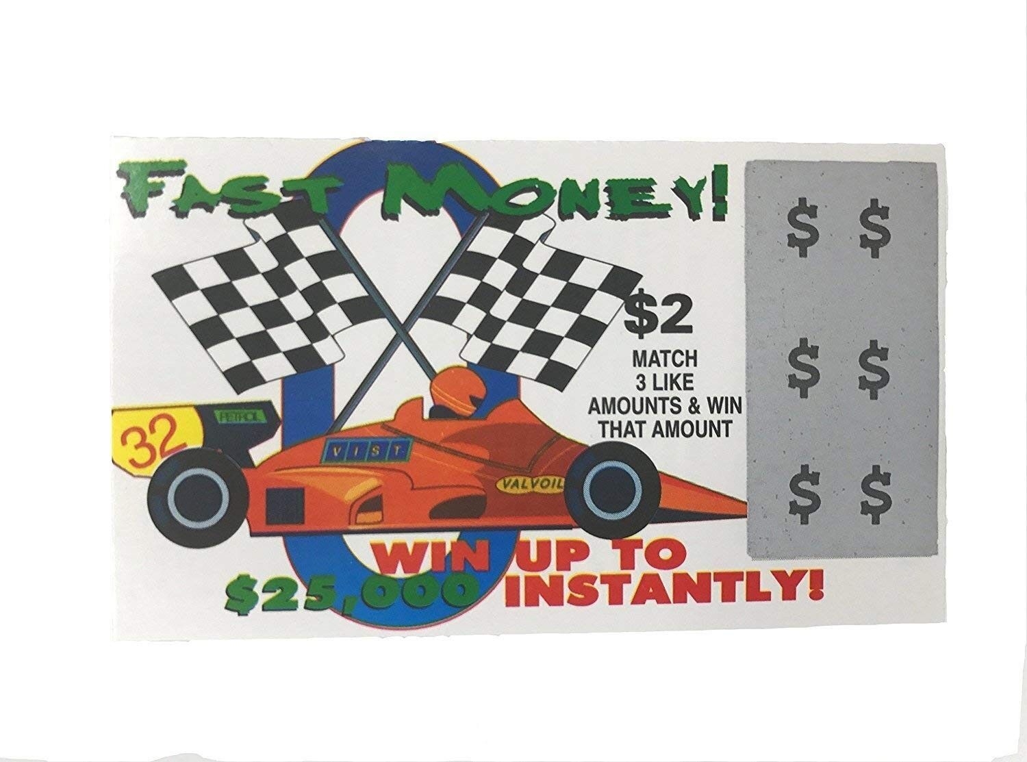 20 PHONY FAKE ALL WINNING SCRATCH OFF LOTTO LOTTERY TICKETS - Fun Gag Joke Prank