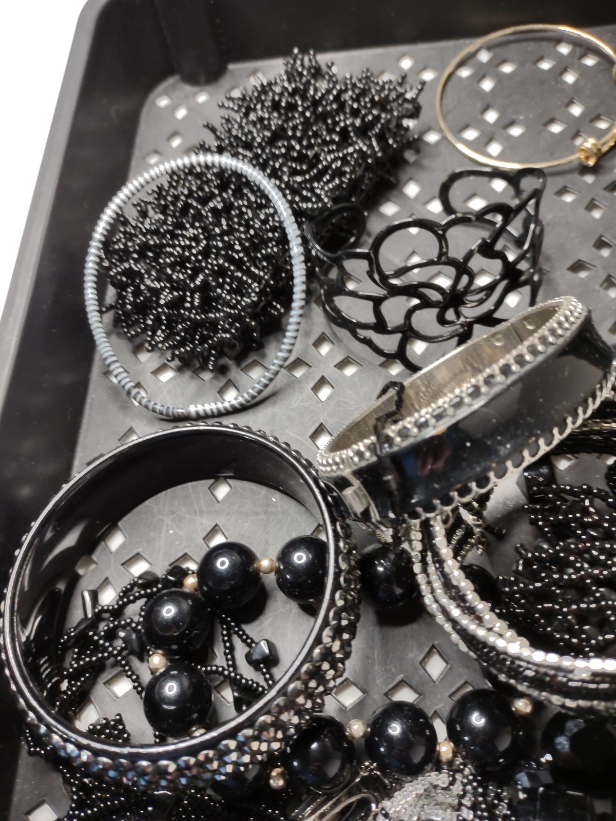 Lot Of Black / Dark Bracelets Black Bracelet Lot MLLAN