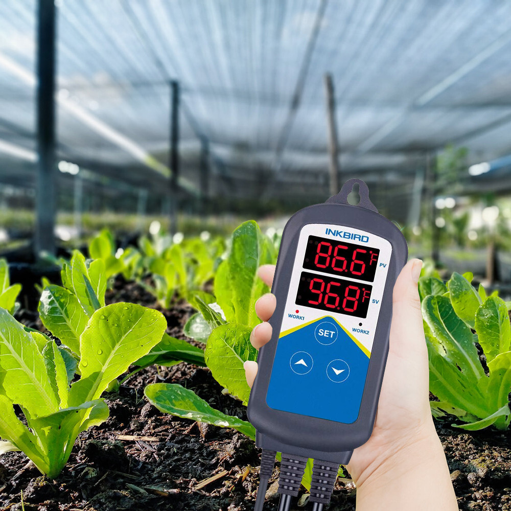 Inkbird Wired Digital Temperature Controller Heat Thermostat Hydroponics ITC306T