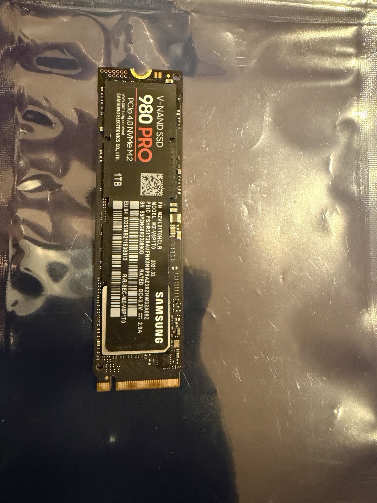 Samsung 980 PRO 1TB Internal M.2 PCle 4.0 NVMe SSD MZ-V8P1T0 L#6